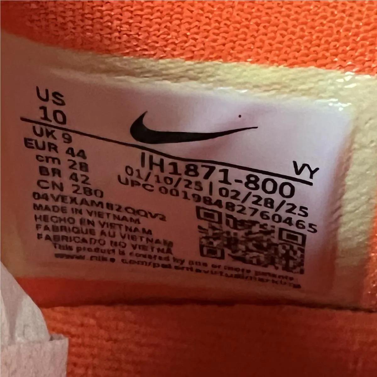 Nike shoes - Nike Zoom Kobe 6 - Zoom Kobe - IH1871-800 - Orange, Manufacturer: Total Orange/Metallic Silver/Cosmic Clay (UPC: 0198482768188) 5