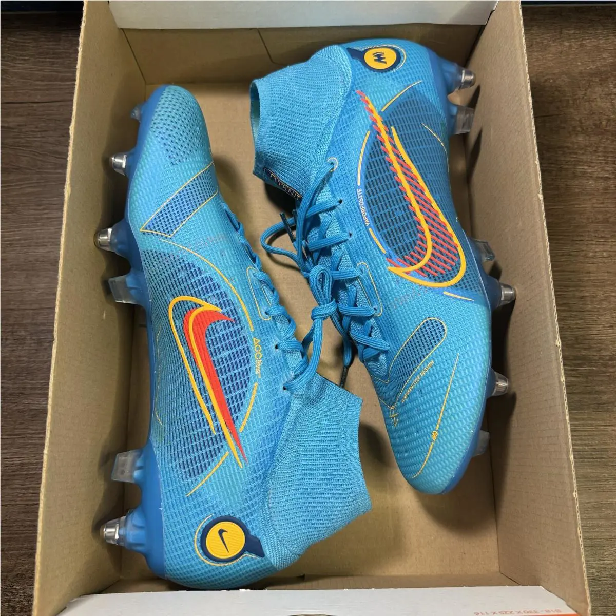 Nike shoes - Nike Mercurial Superfly - Mercurial Superfly - DJ2840-485 - Blue, Manufacturer Code: Football Grey / Blackened Blue 1
