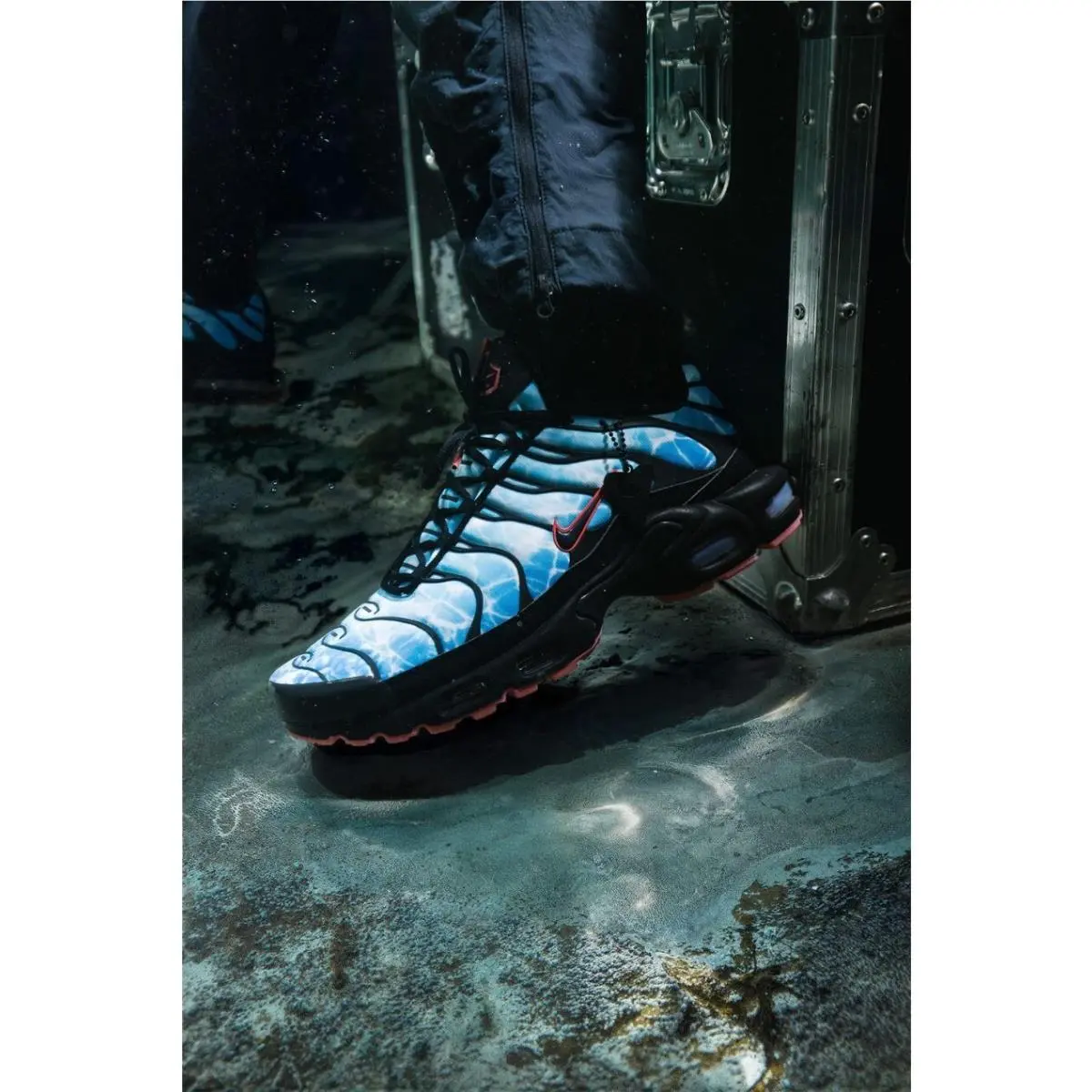 Nike shoes - Nike Air Max Plus - Air Max Plus - HQ3824-001 - Black/Black-Baltic Blue (UPC: 197601795852) 4