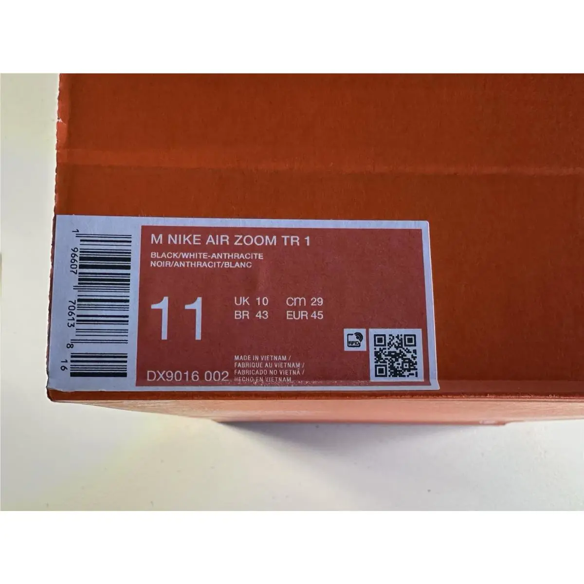 Nike shoes - Air Zoom TR1 - Air Zoom - DX9016-002 - Black 1
