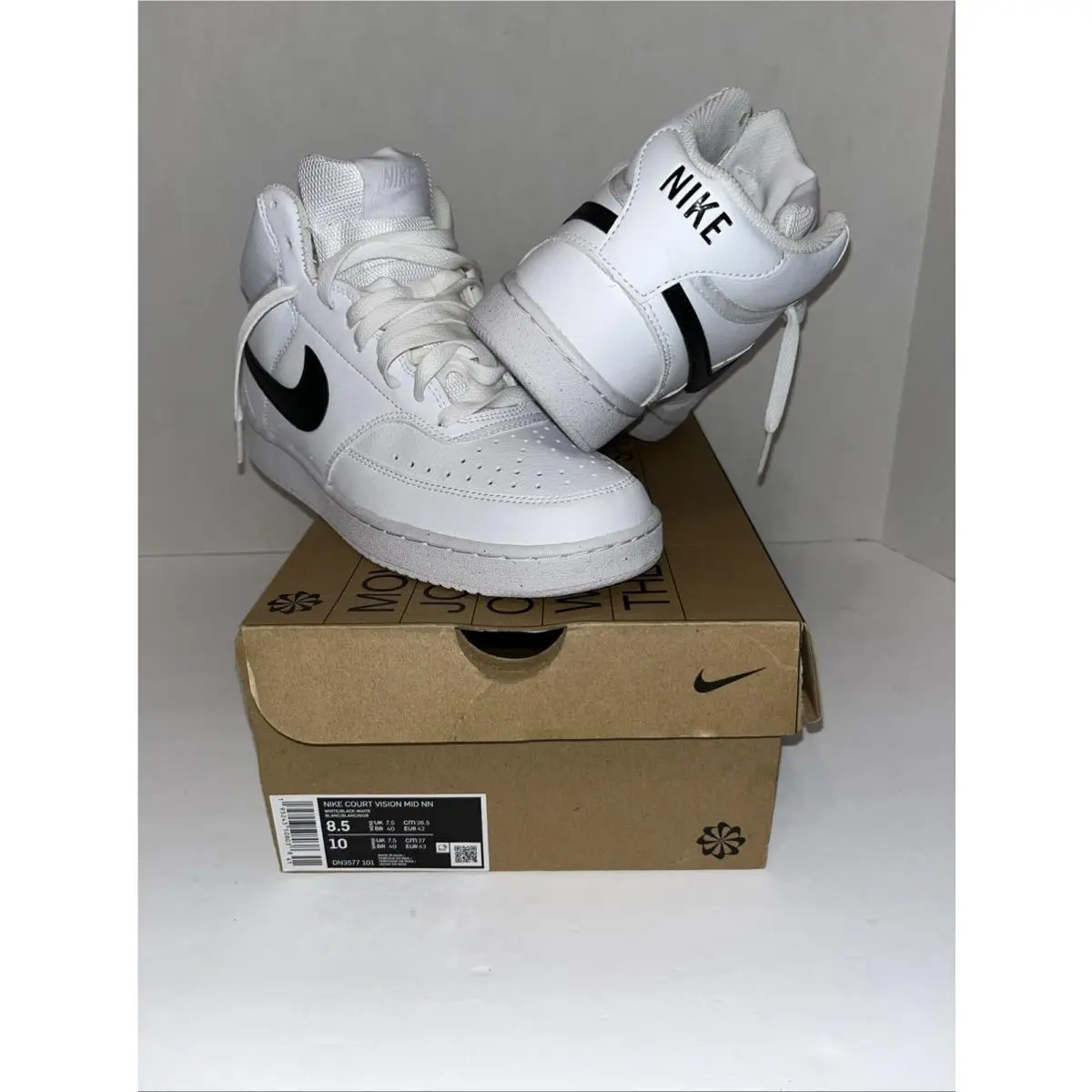 Nike shoes - Nike Court Vision Next Nature - DN3577-101 - White /Black 0
