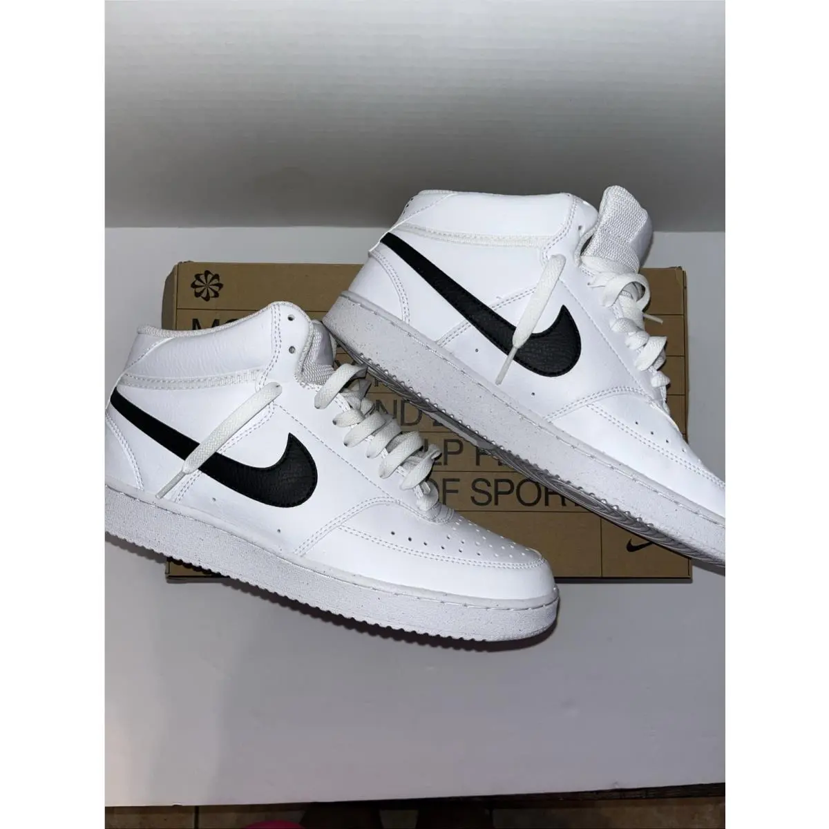 Nike shoes - Nike Court Vision Next Nature - DN3577-101 - White /Black 15