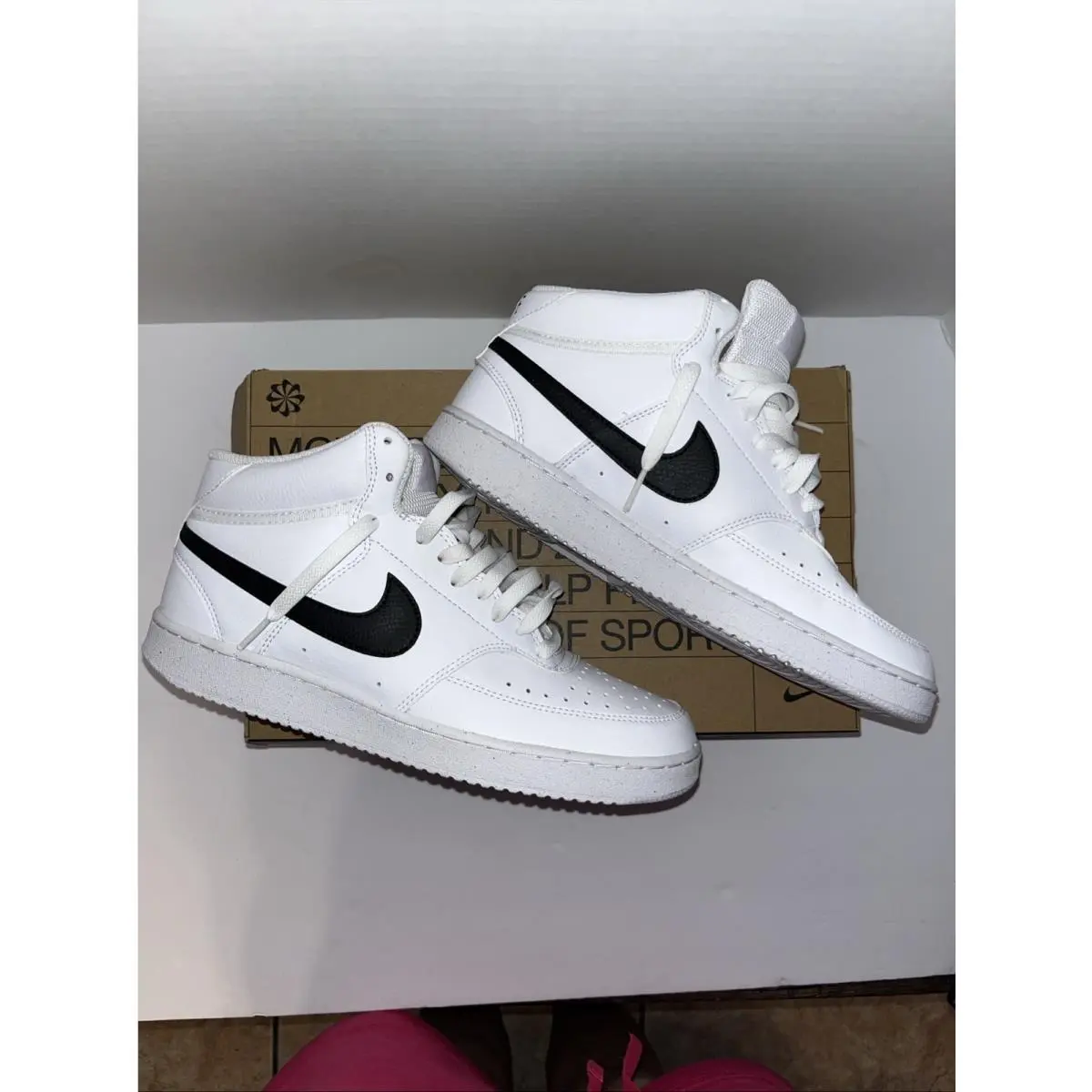 Nike shoes - Nike Court Vision Next Nature - DN3577-101 - White /Black 6