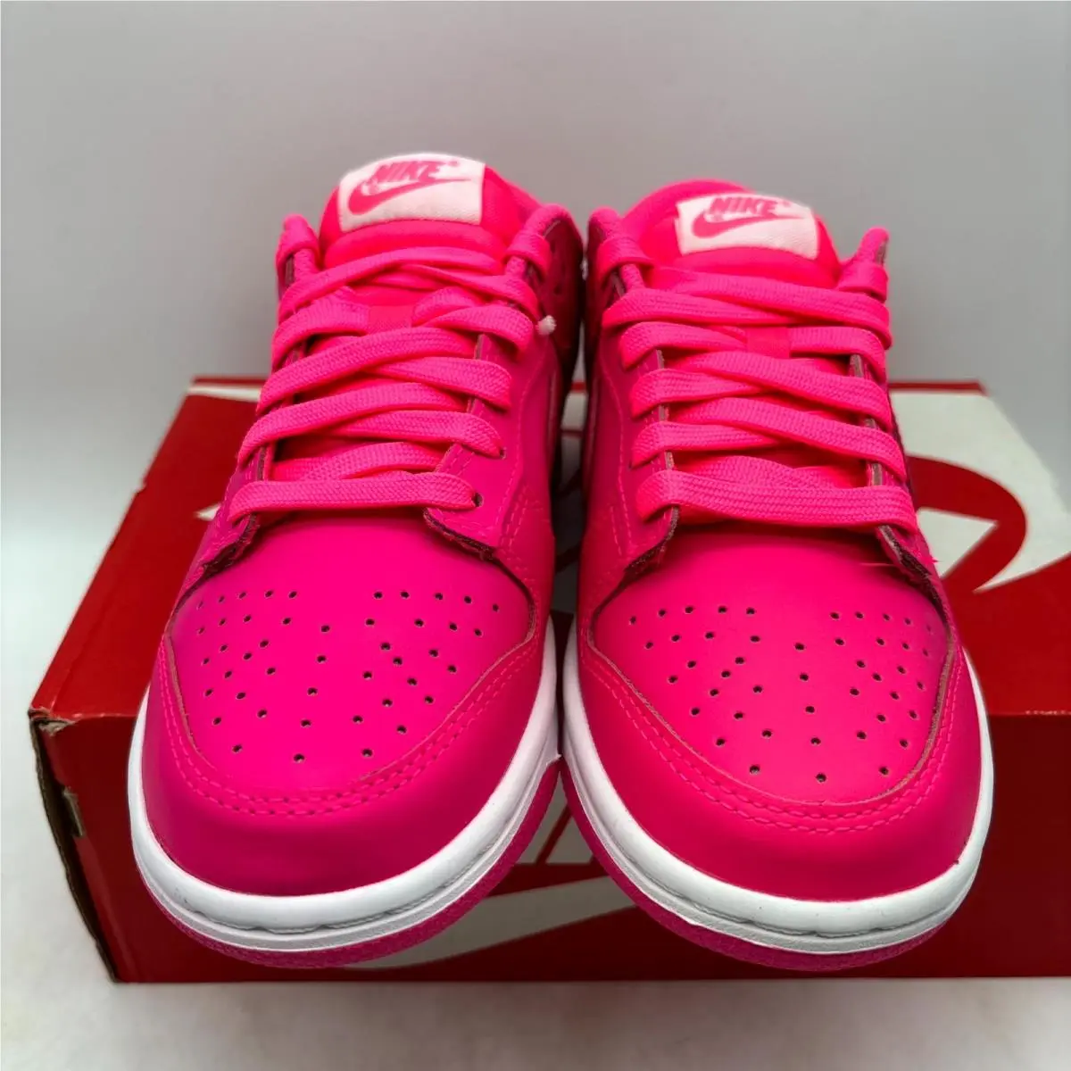 Nike shoes - Nike Dunk Low - Dunk Low - DZ5196-600 - Hyper Pink White (UPC: 196152630940) 1