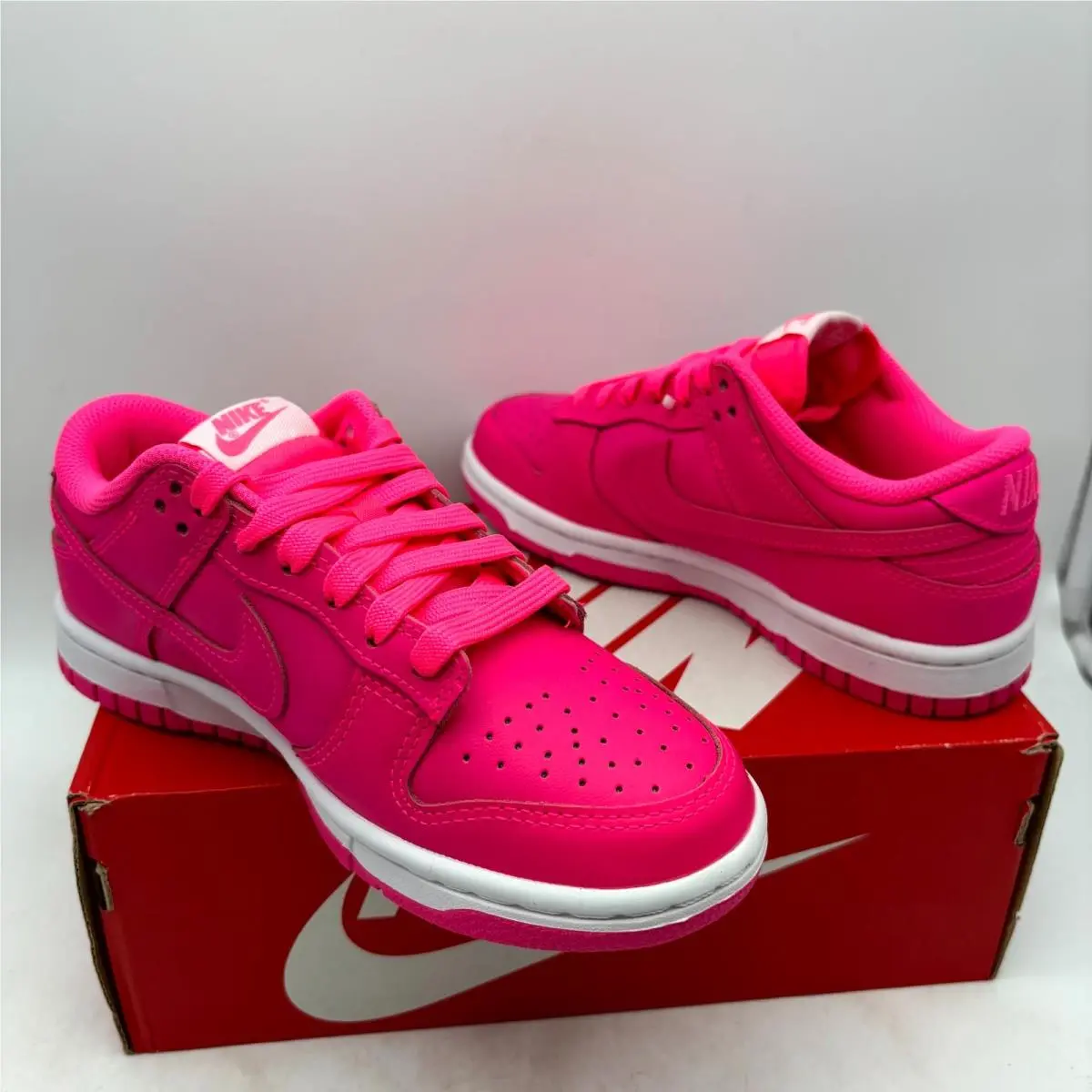 Nike shoes - Nike Dunk Low - Dunk Low - DZ5196-600 - Hyper Pink White (UPC: 196152630940) 5