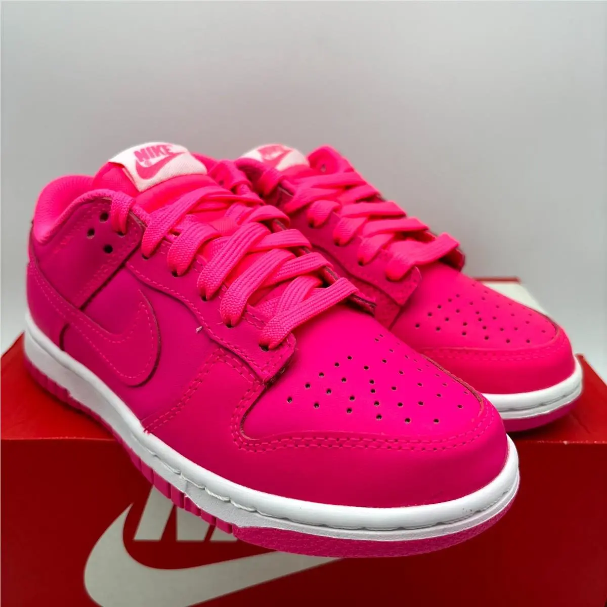 Nike shoes - Nike Dunk Low - Dunk Low - DZ5196-600 - Hyper Pink White (UPC: 196152630940) 0