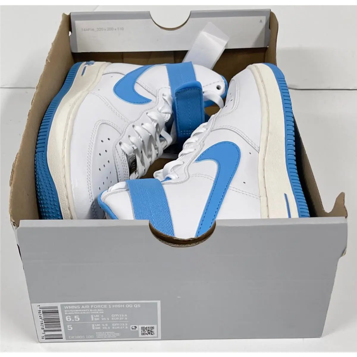 Nike shoes - Nike Air Force 1 High OG QS - DX3805-100 - White (UPC: 196149192185) 8