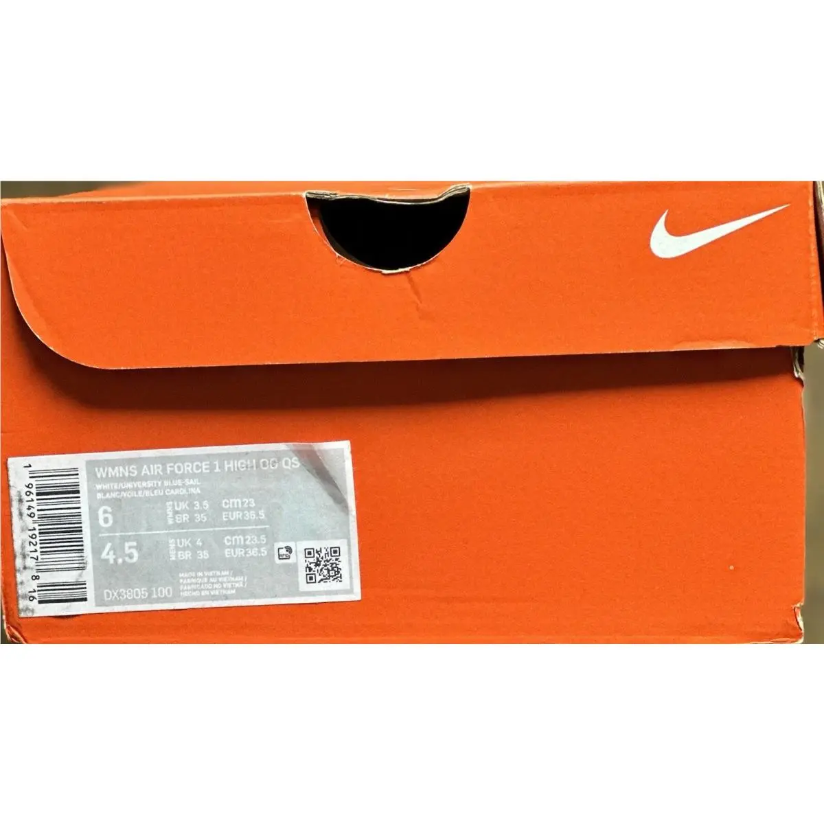 Nike shoes - Nike Air Force 1 - Air Force - DX3805 100 - White 5
