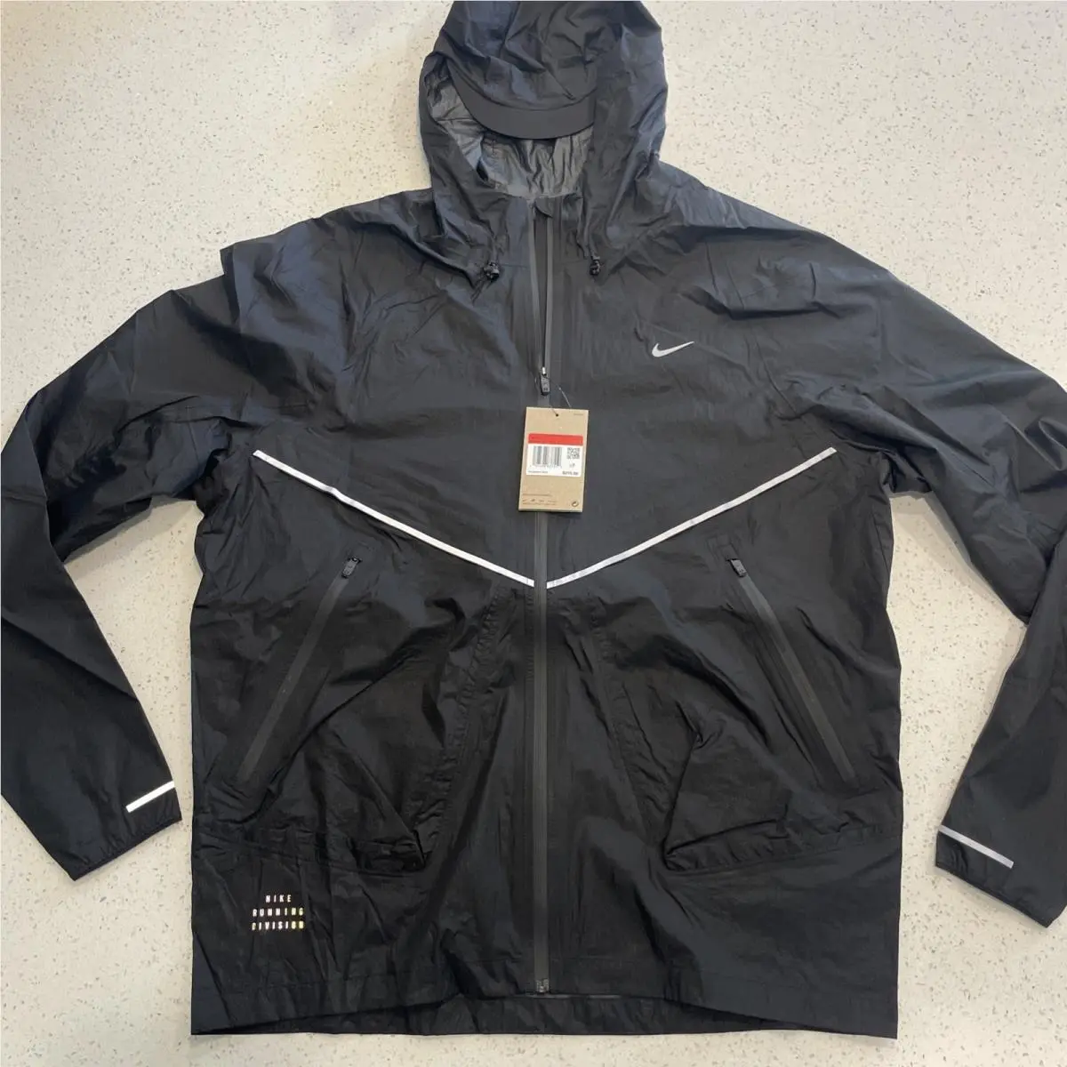 Nike Storm-fit Adv Running Jacket Black FZ0622-010 Men’s Size Large
