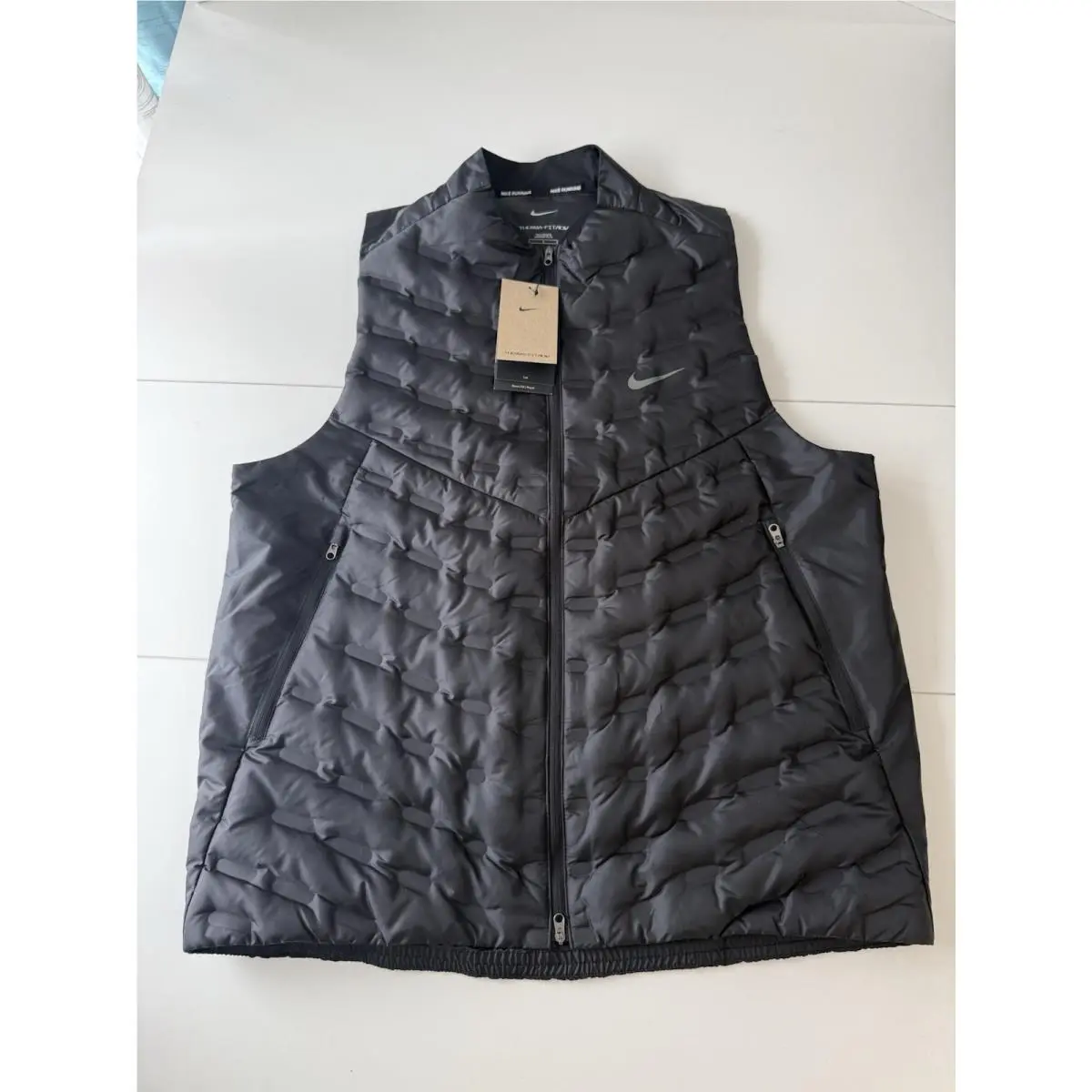 Nike Therma-fit Adv Repel Down Running Vest Black FB7542-010 Men’s Large Tall