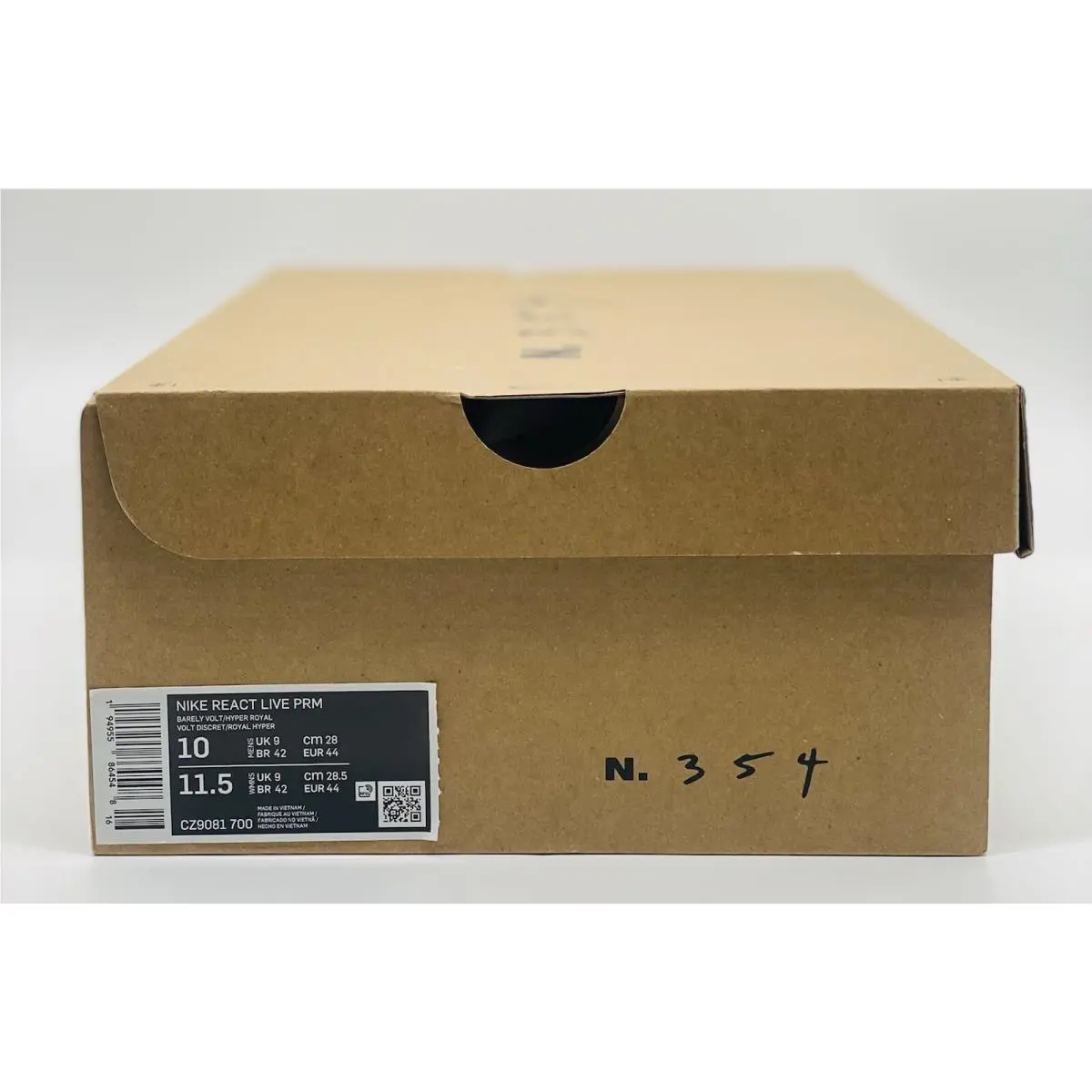 Nike shoes - Nike React Live Premium - React Live Premium - CZ9081 700 - Barely Volt/Hyper Royal (UPC: 194955864548) 5
