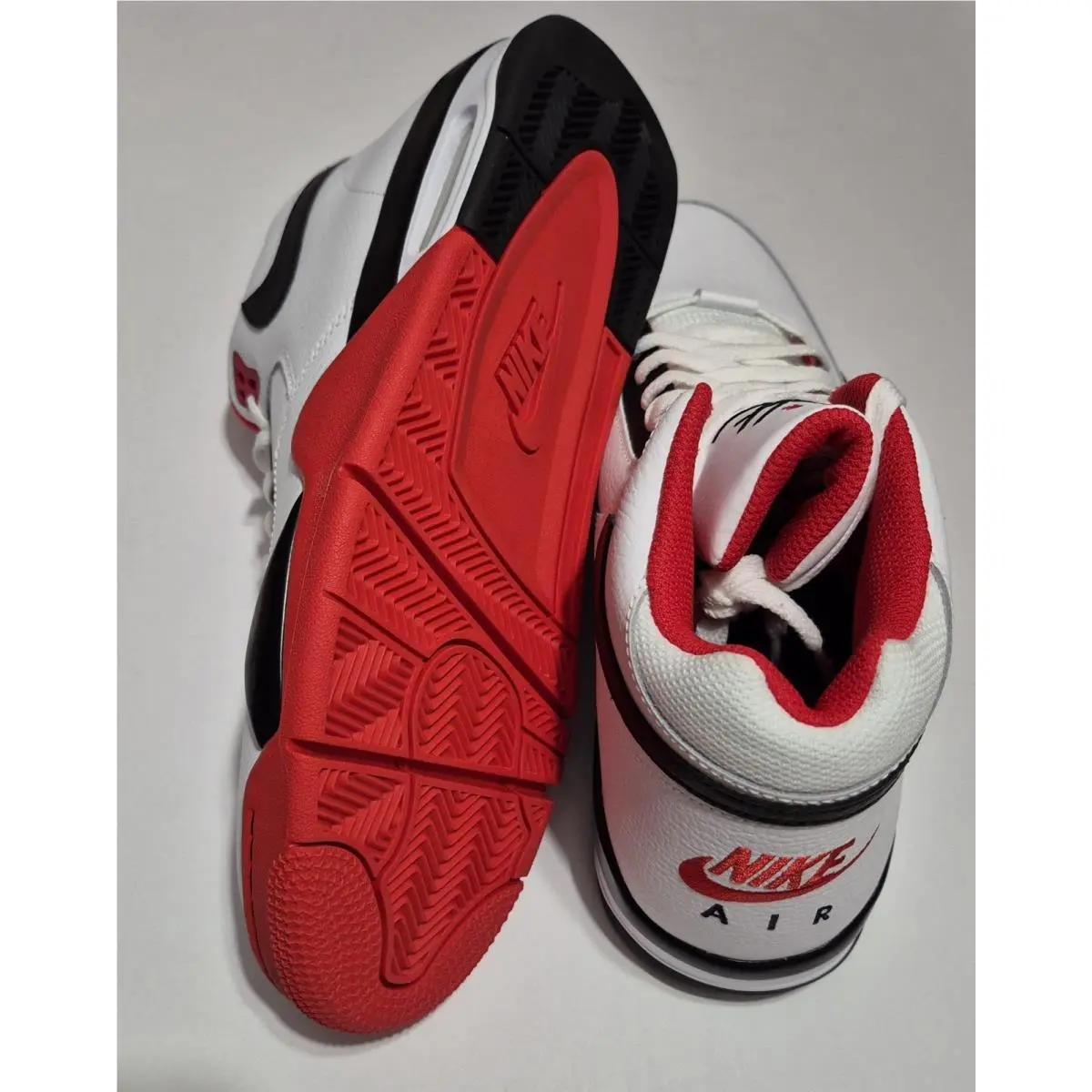 Nike shoes - Nike Flight Legacy - Flight Legacy - BQ4212-100 - White, Red, Black 3