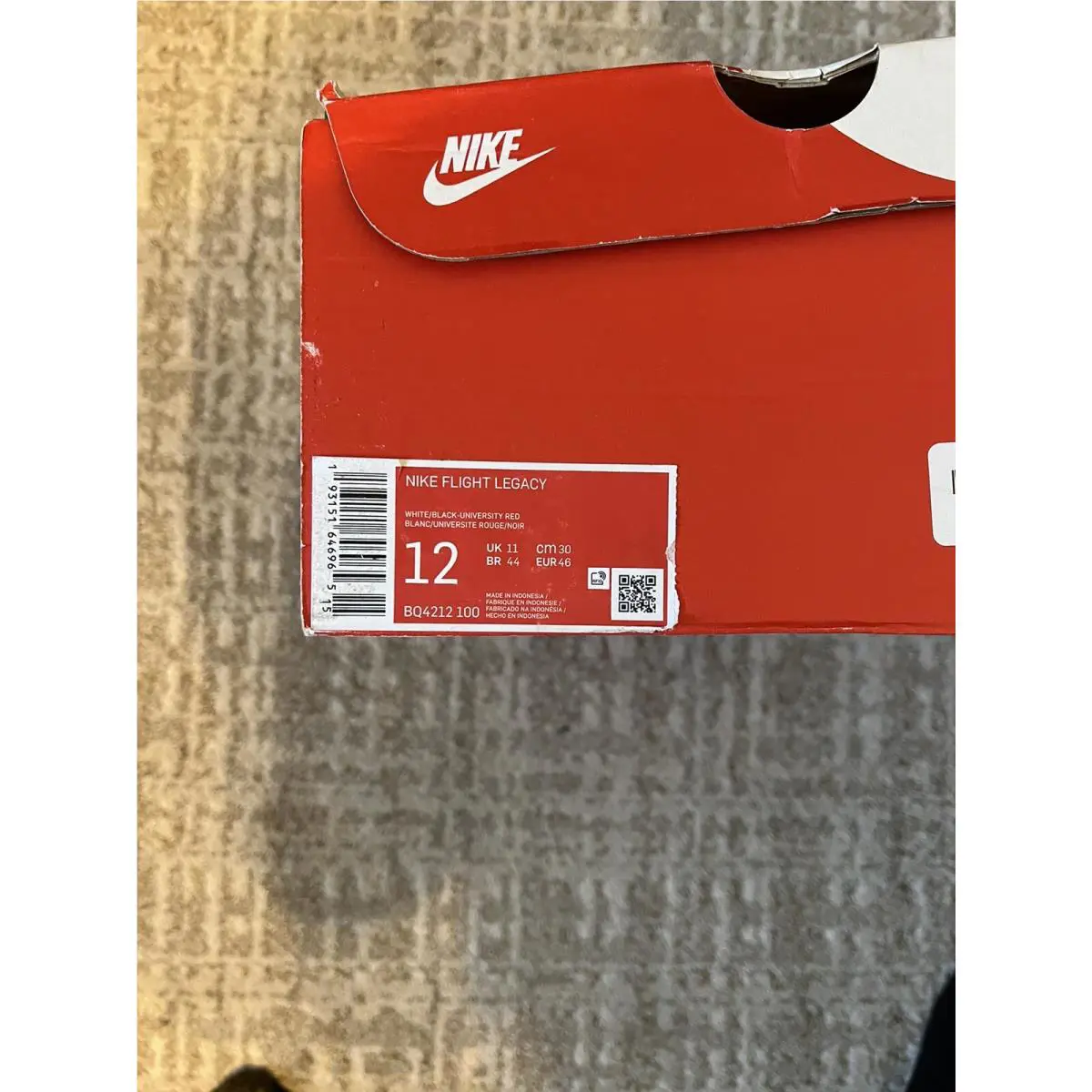 Nike shoes - Nike Flight Legacy - Flight Legacy - BQ4212-100 - White 6