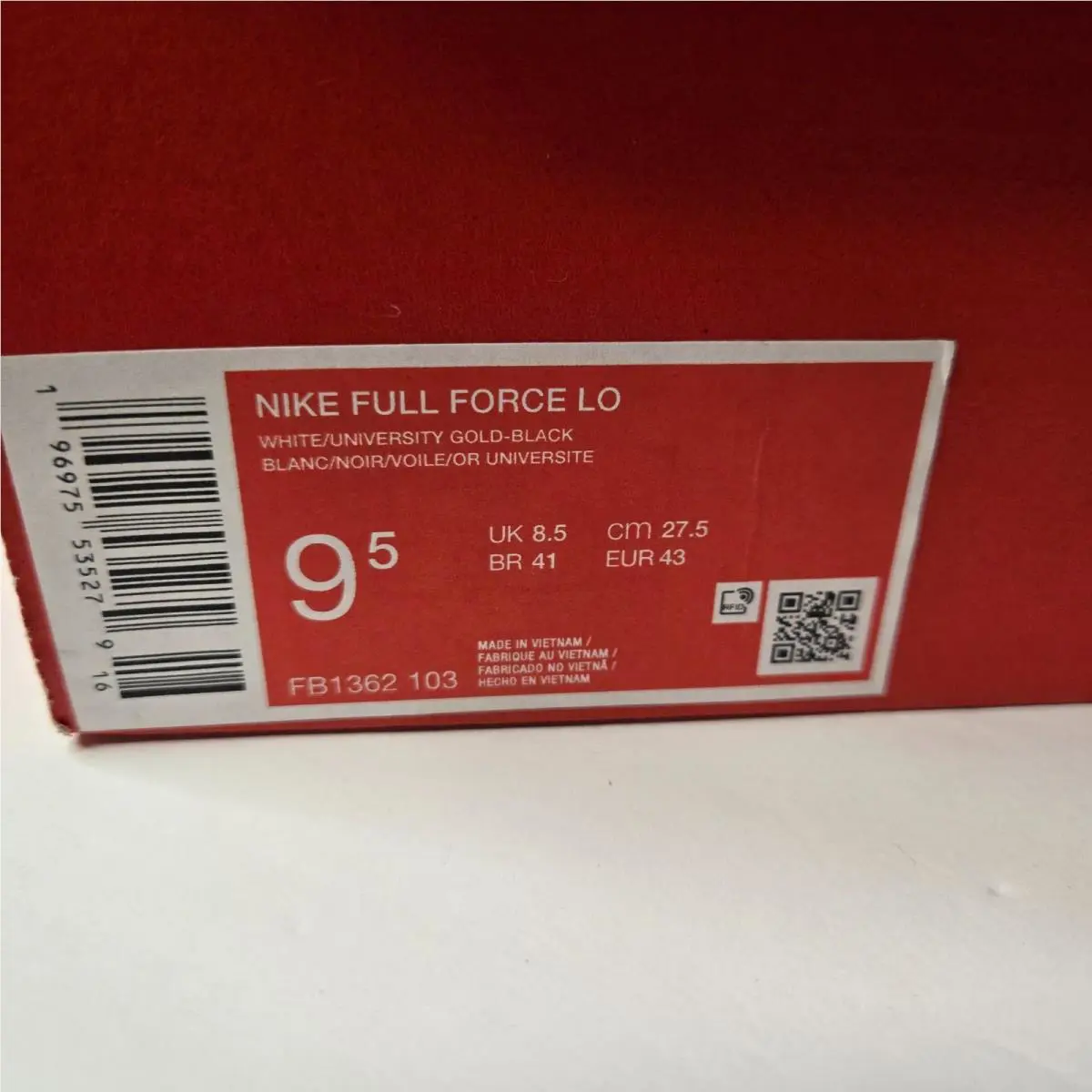 Nike shoes - Nike Full Force - Full Force - FB1362-103 - White 6