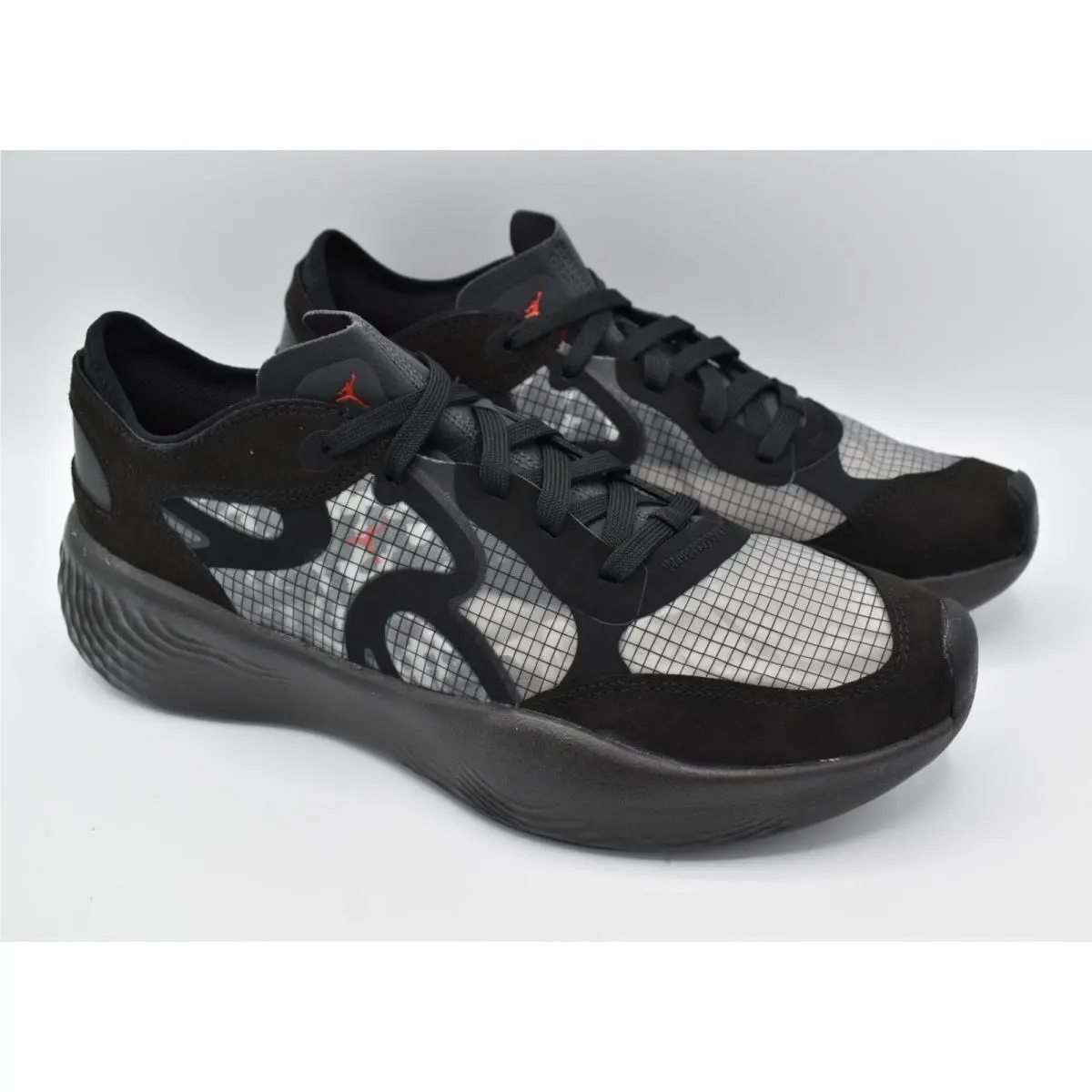 Mens Size 10 Jordan Delta 3 Low Black Anthracite Chile Red Jumpman Sneakers by Nike