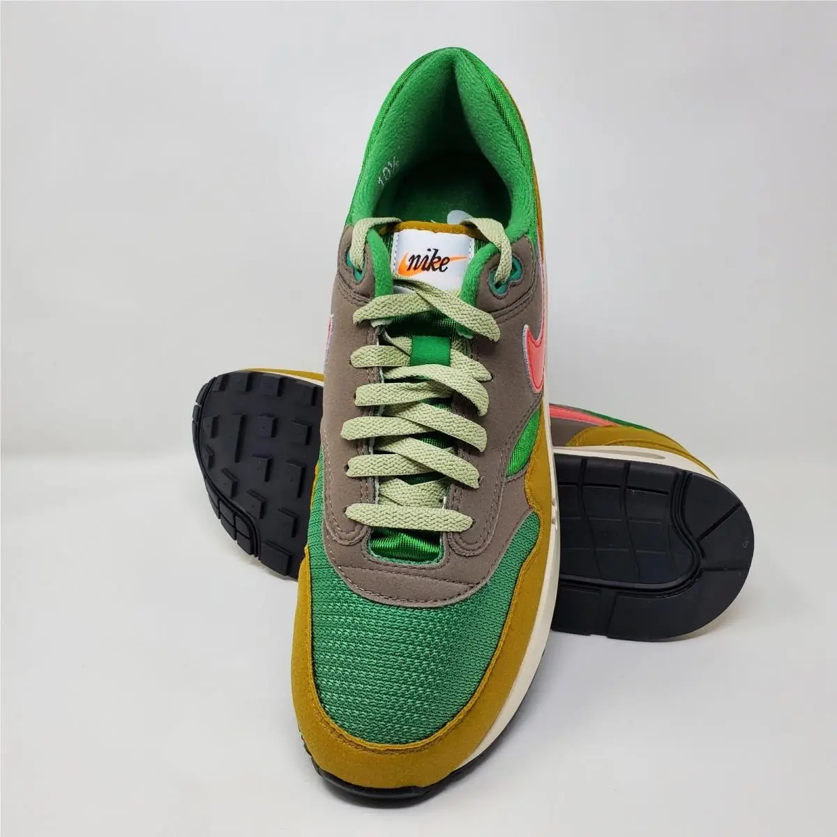 Nike Air Max 1 `86 Prm Classic Green Ember Glow HF0551-300 Men`s Size 10.5