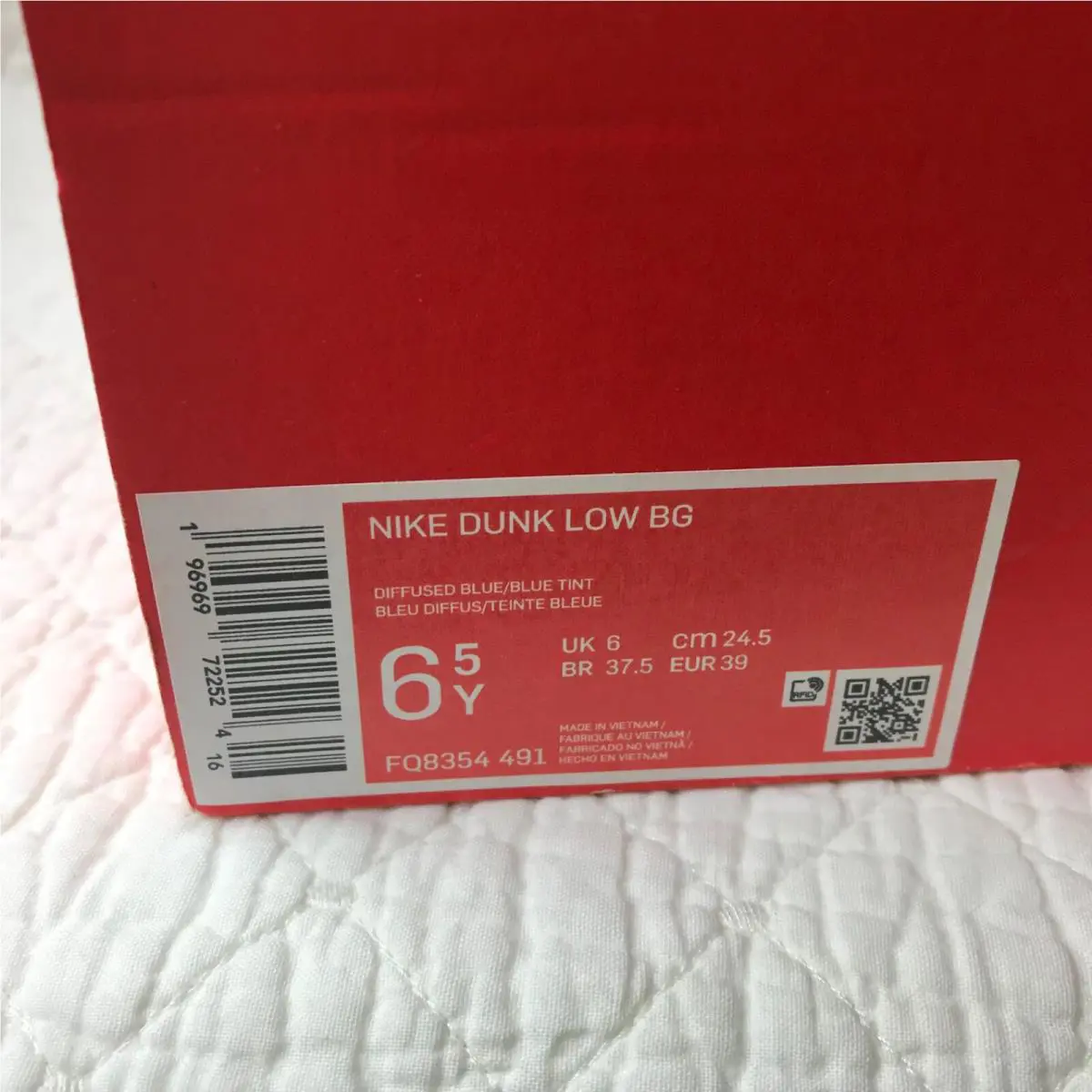 Nike shoes - Nike Dunk Low GS - Dunk Low - FQ8354-491 - Diffused blue/Blue Tint 9