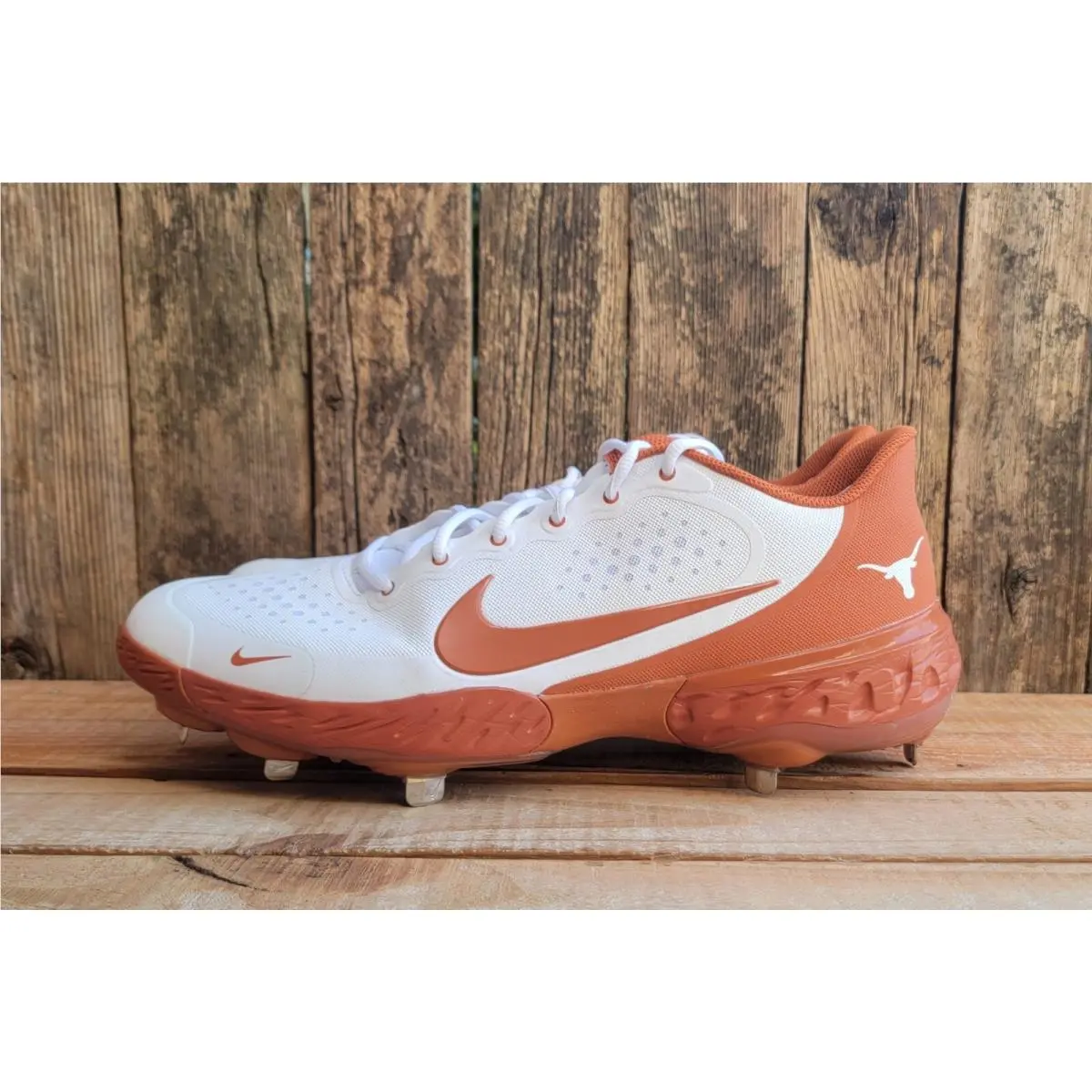 Nike Alpha Hrch Elite 3 LW Texas Longhorns Men`s Sz 14 Baseball Cleat DH0127-108