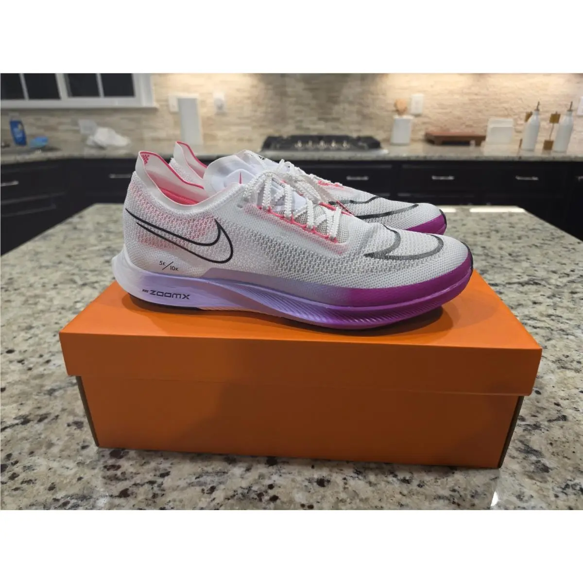 Size 13 - Nike Zoomx Streakfly White Vivid Grape DJ6566-104 DS