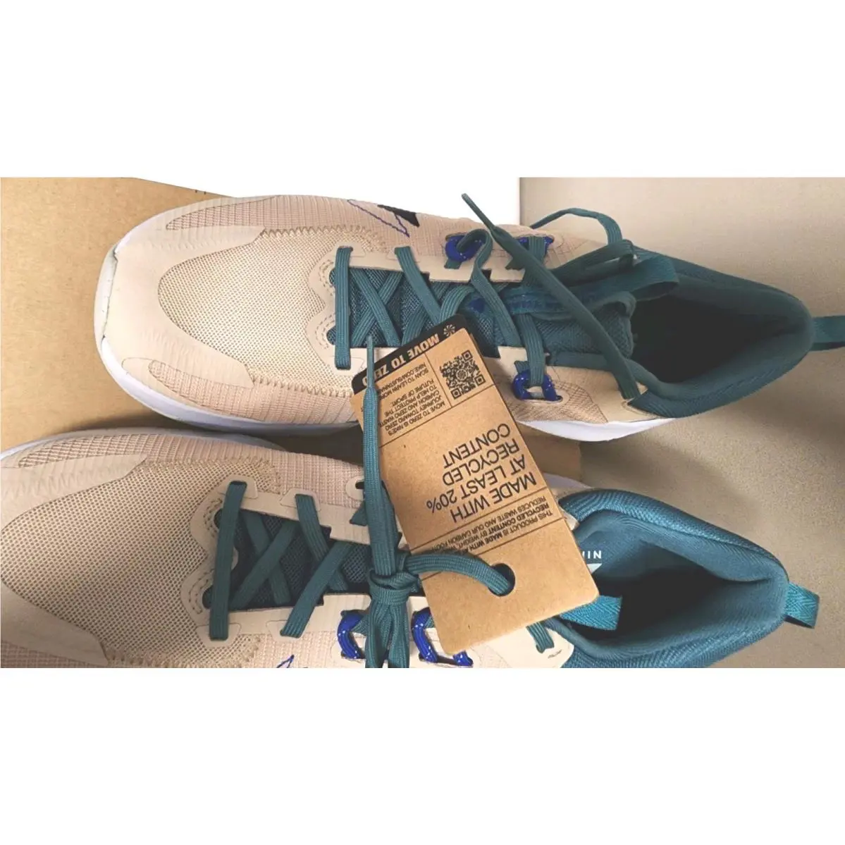 Nike shoes - Nike Juniper Trail 2 - Juniper Trail - DM0822-100 - Beige, Manufacturer: Sanddrift/Mineral Teal/Football Grey/Obsidian 9