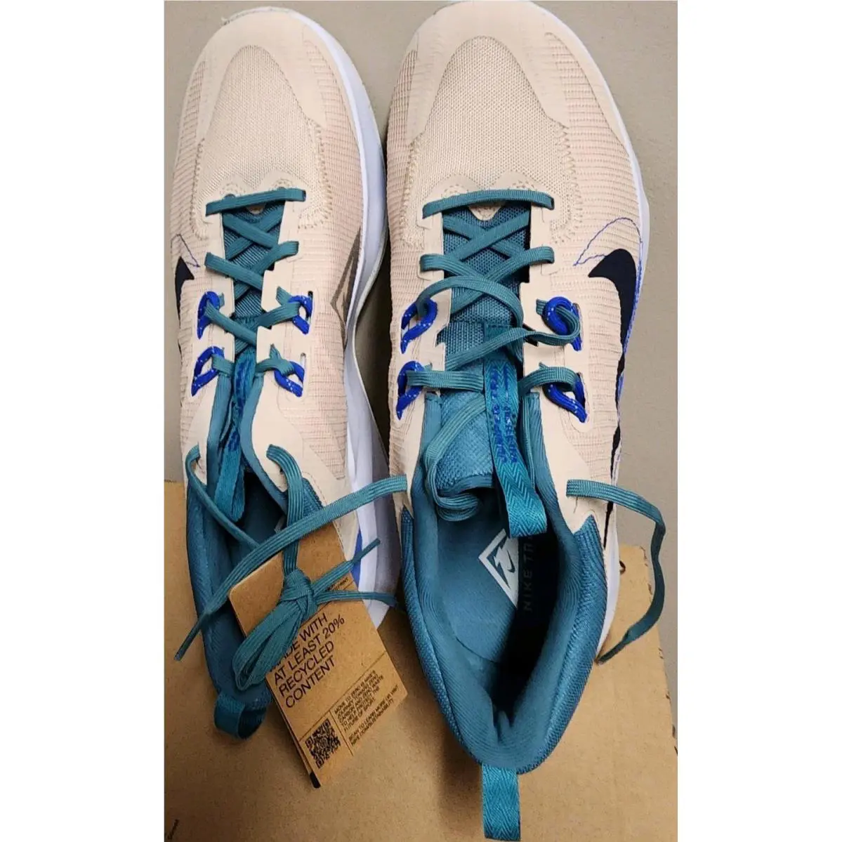 Nike shoes - Nike Juniper Trail 2 - Juniper Trail - DM0822-100 - Beige, Manufacturer: Sanddrift/Mineral Teal/Football Grey/Obsidian 16