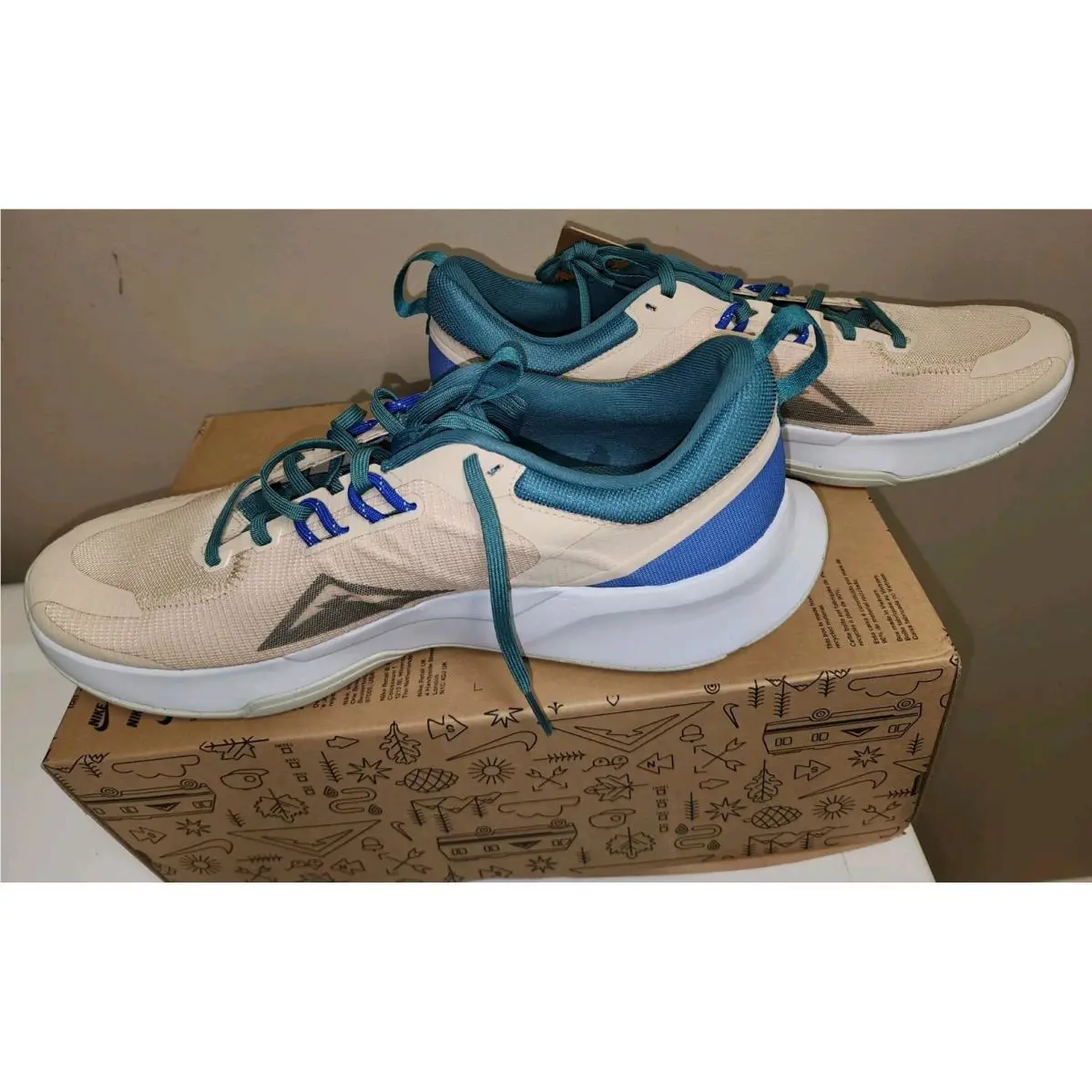 Nike shoes - Nike Juniper Trail 2 - Juniper Trail - DM0822-100 - Beige, Manufacturer: Sanddrift/Mineral Teal/Football Grey/Obsidian 20