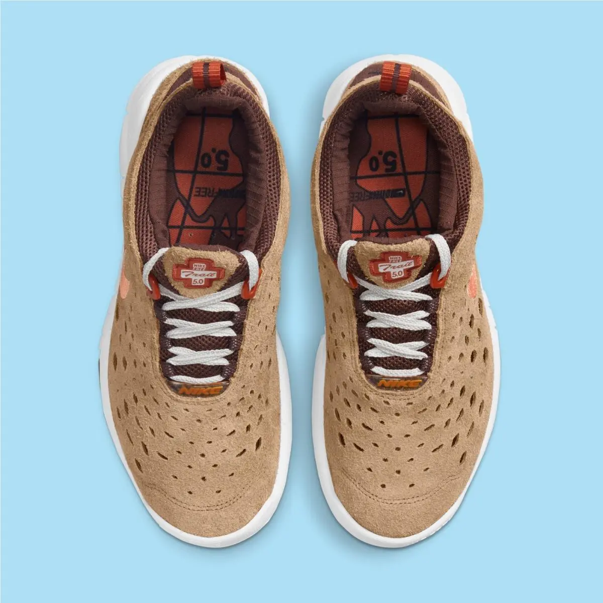 Nike shoes - Nike Free Run Trail DK - CW5814-200 - Brown 3