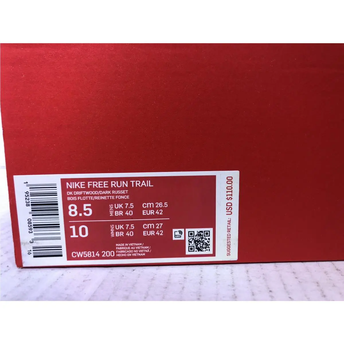 Nike shoes - Nike Free Trail - Free Trail - CW5814-200 - Driftwood/Dark Russet (UPC: 195238085933) 9