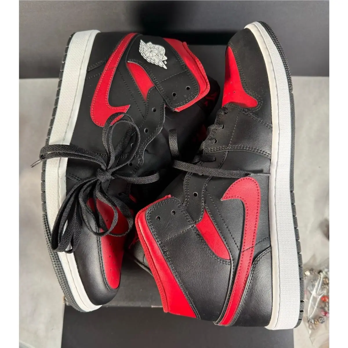 Nike Air Jordan 1 Mid Bred Twist DQ8426-067 Men’s Size 14