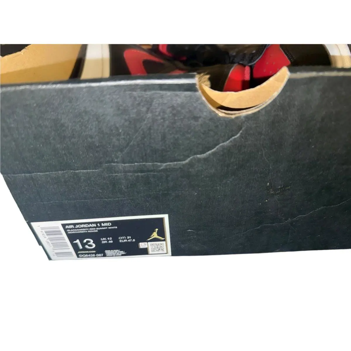 Nike shoes - Jordan 1 - DQ8426-067 - Black/Varsity Red/Summit White 18