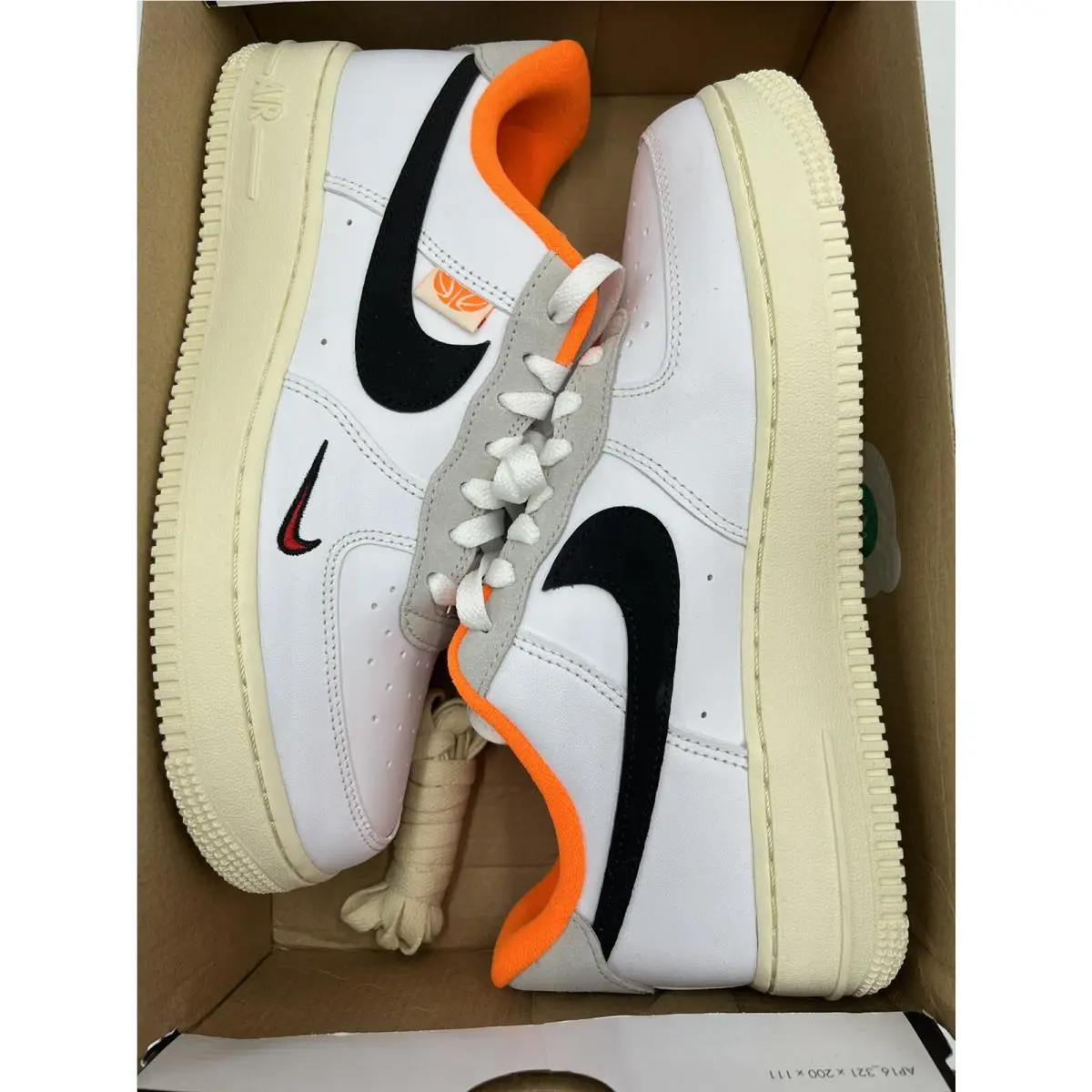 Nike shoes - Nike Air Force 1 - Air Force - DX3357-100 - White/Black (UPC: 196149877112) 5