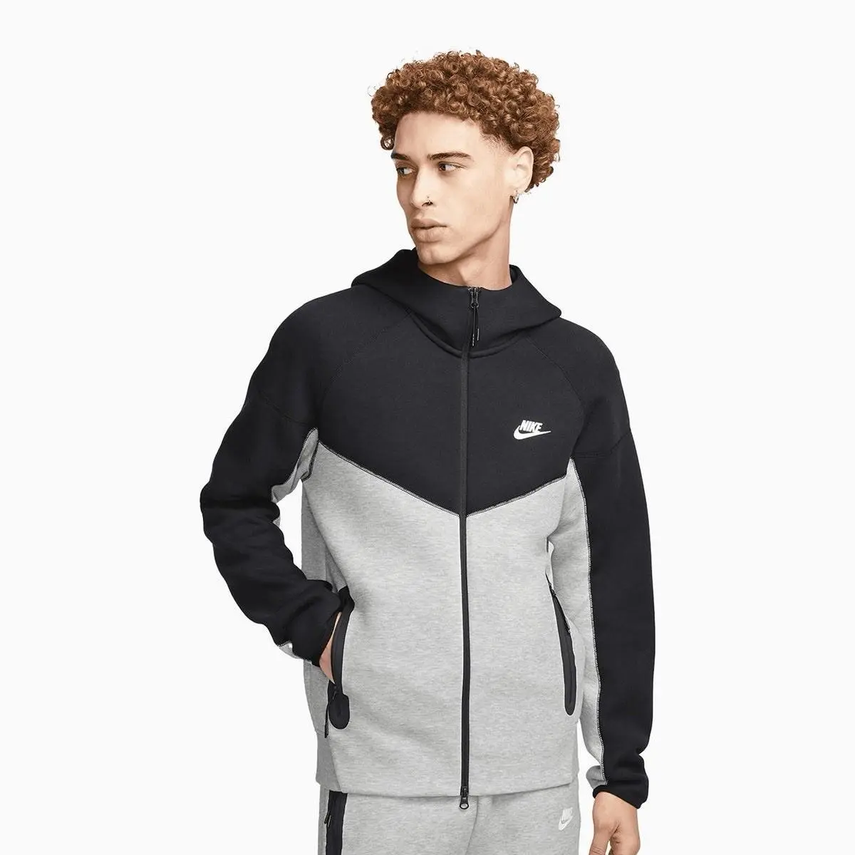 Nike clothing - FB8002-064 FB7921-064 - FB8002-064 FB7921-064 - Dark Grey Heather/Black/White 1