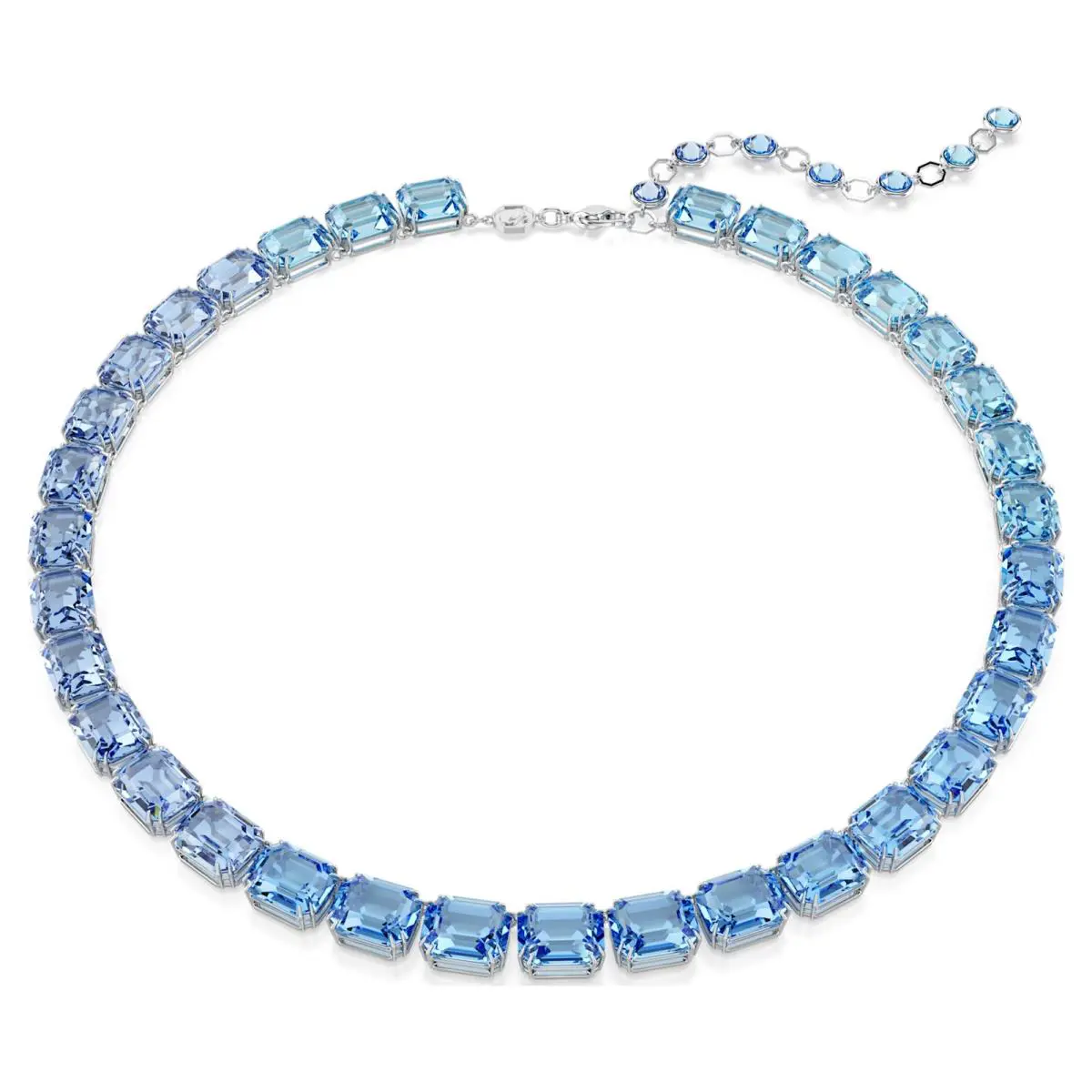 Swarovski Millenia Necklace Octagon Cut Color Gradient Blue 5694136