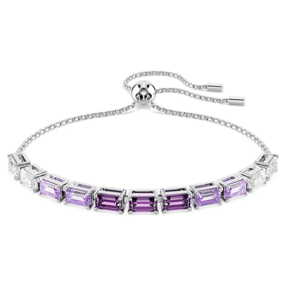 Women`s Matrix Purple Crystal Bracelet 5707199 by Swarovski