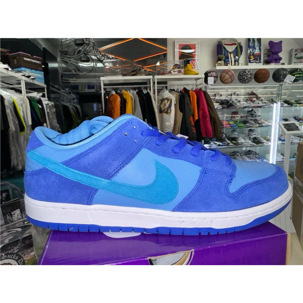 Nike shoes - Nike Dunk Low - Dunk Low - DM0807-400 - Blue, Manufacturer: Racer Blue/Laser Blue-University Blue-White 1