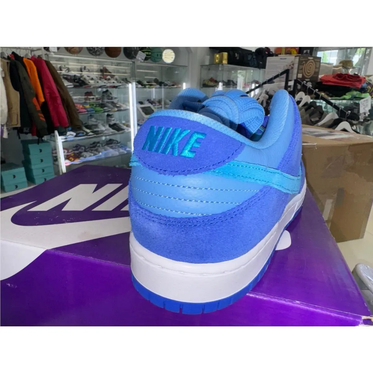 Nike shoes - Nike Dunk Low - Dunk Low - DM0807-400 - Blue, Manufacturer: Racer Blue/Laser Blue-University Blue-White 2