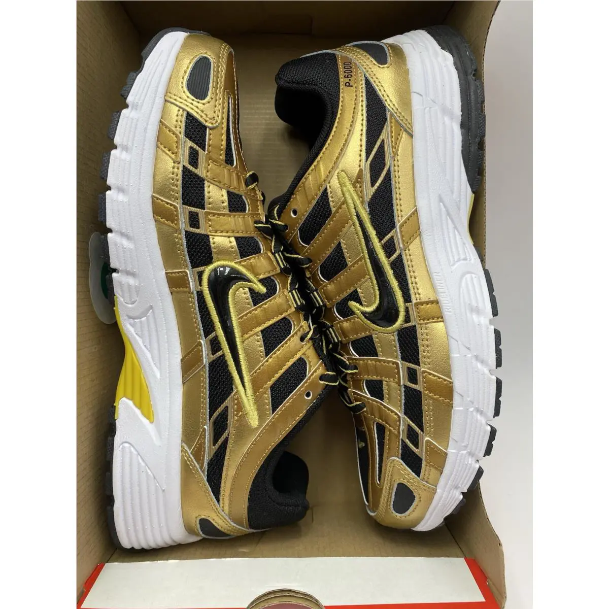 Nike shoes - Nike P-6000 - HQ3030 700 - Metallic Gold/Black (UPC: 197600815858) 5