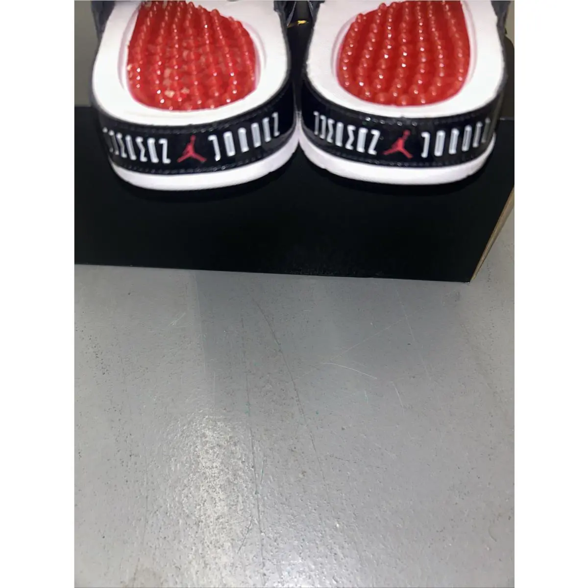 Nike shoes - Jordan Hydro Slide - Hydro Slide - AA1336-006 - Black, Manufacturer: Black/Varsity Red/White/Varsity Red 1