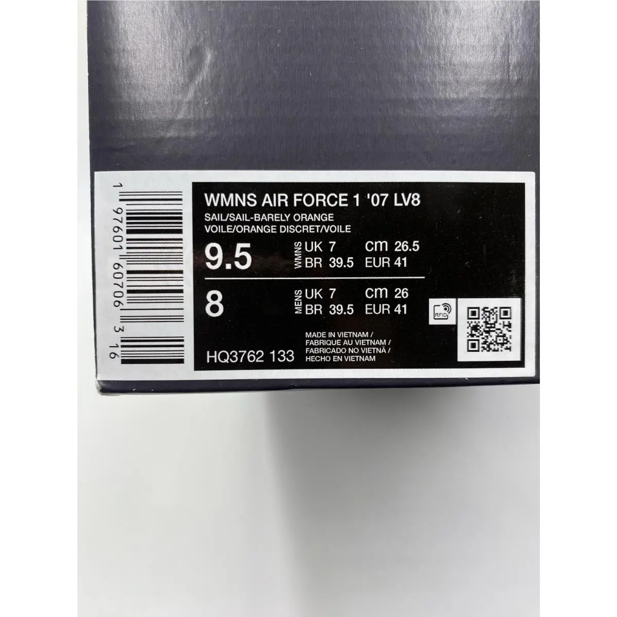 Nike shoes - Nike Air Force 1 - Air Force - HQ3762-133 - Orange (UPC: 197601607063) 6