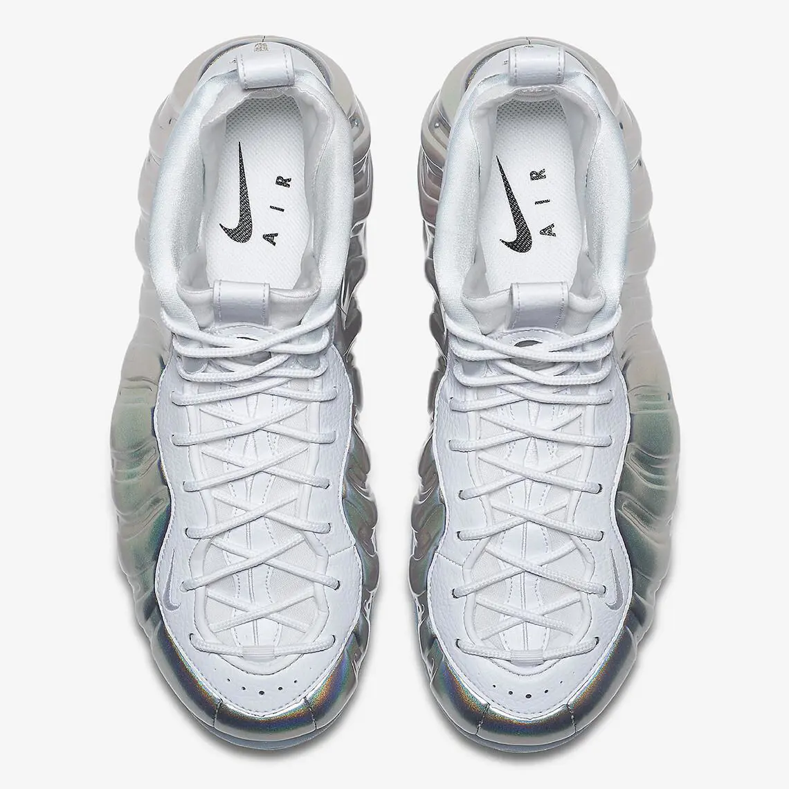 Nike shoes - Nike Air Foamposite - Air Foamposite - AA3963-100 - Silver (UPC: 0888412132683) 2