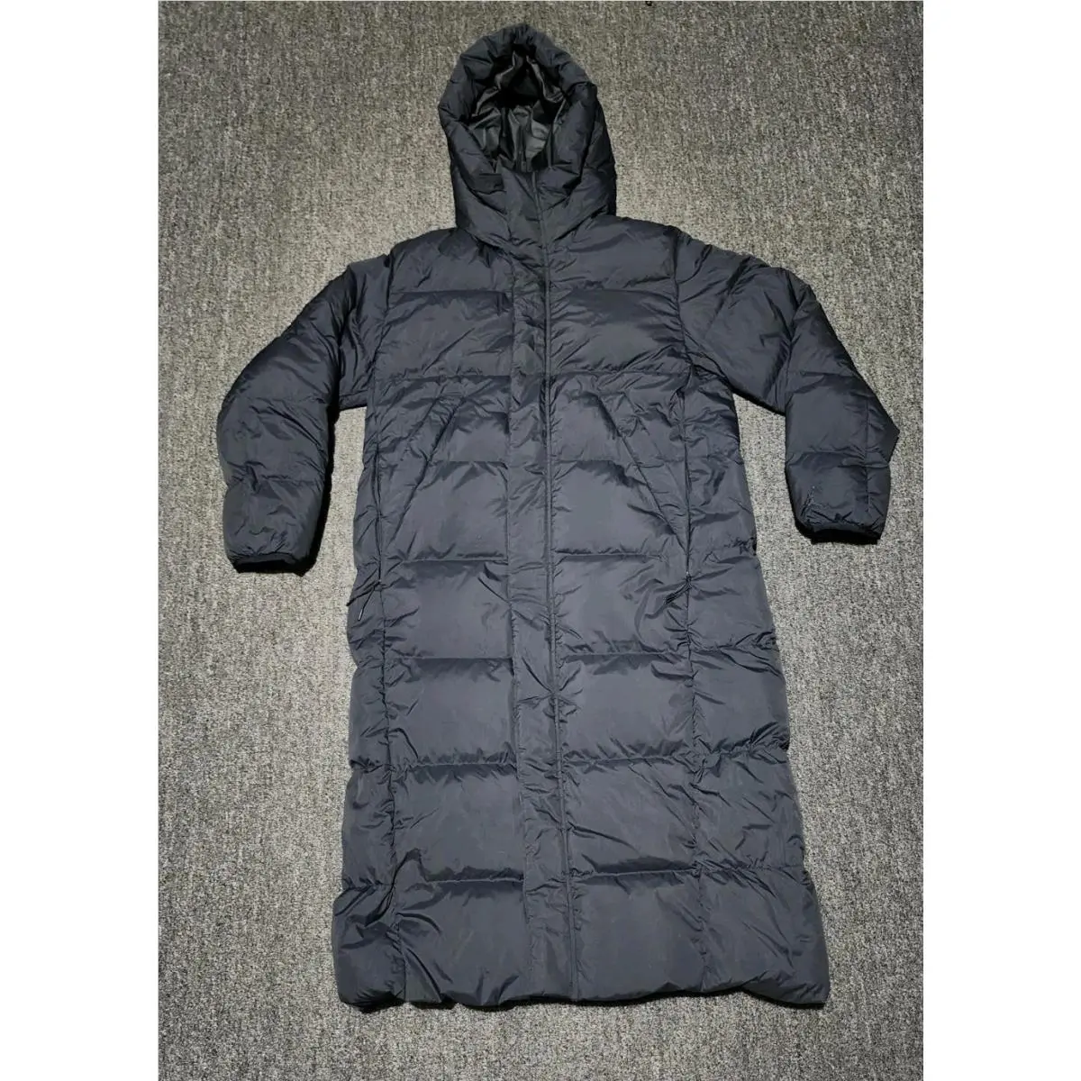 Nike Air Jordan Flight Down Hooded Long Black Parka Men`s Size Medium FV7269-010