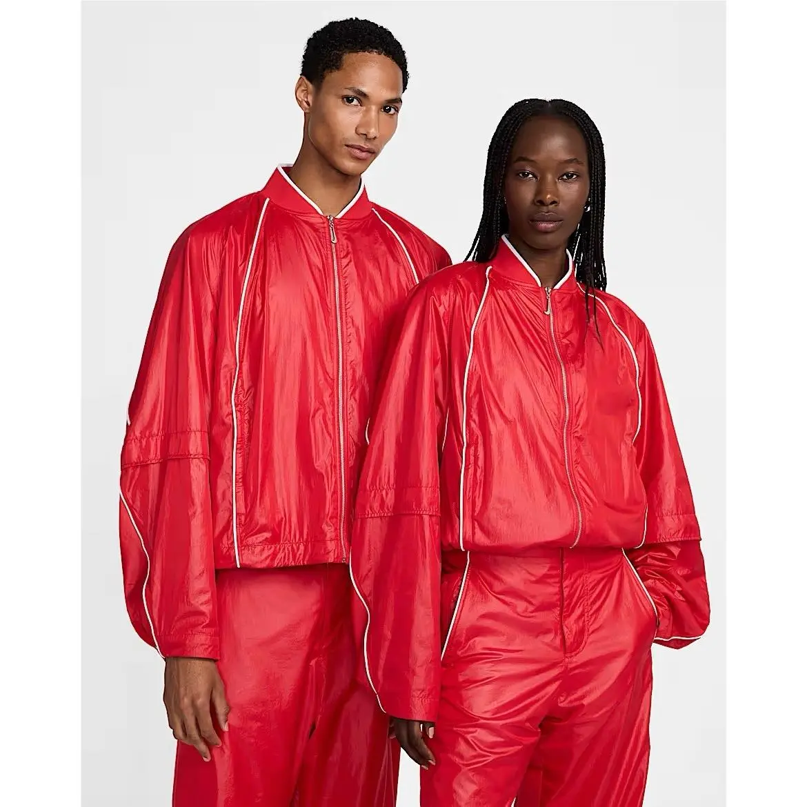 Nike x Jacquemus Adult Unisex Track Jacket University Red Size Large FV5697-642