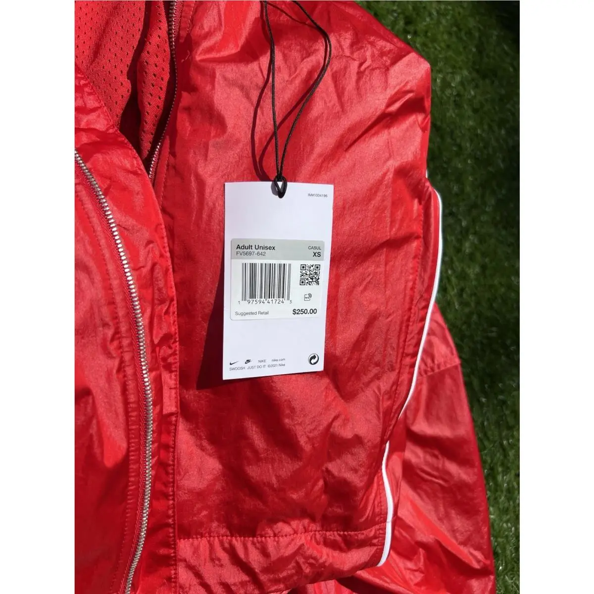 Nike clothing - Nike x Jacquemus Track Jacket - FV5697642 FV5697-642 - Red 8