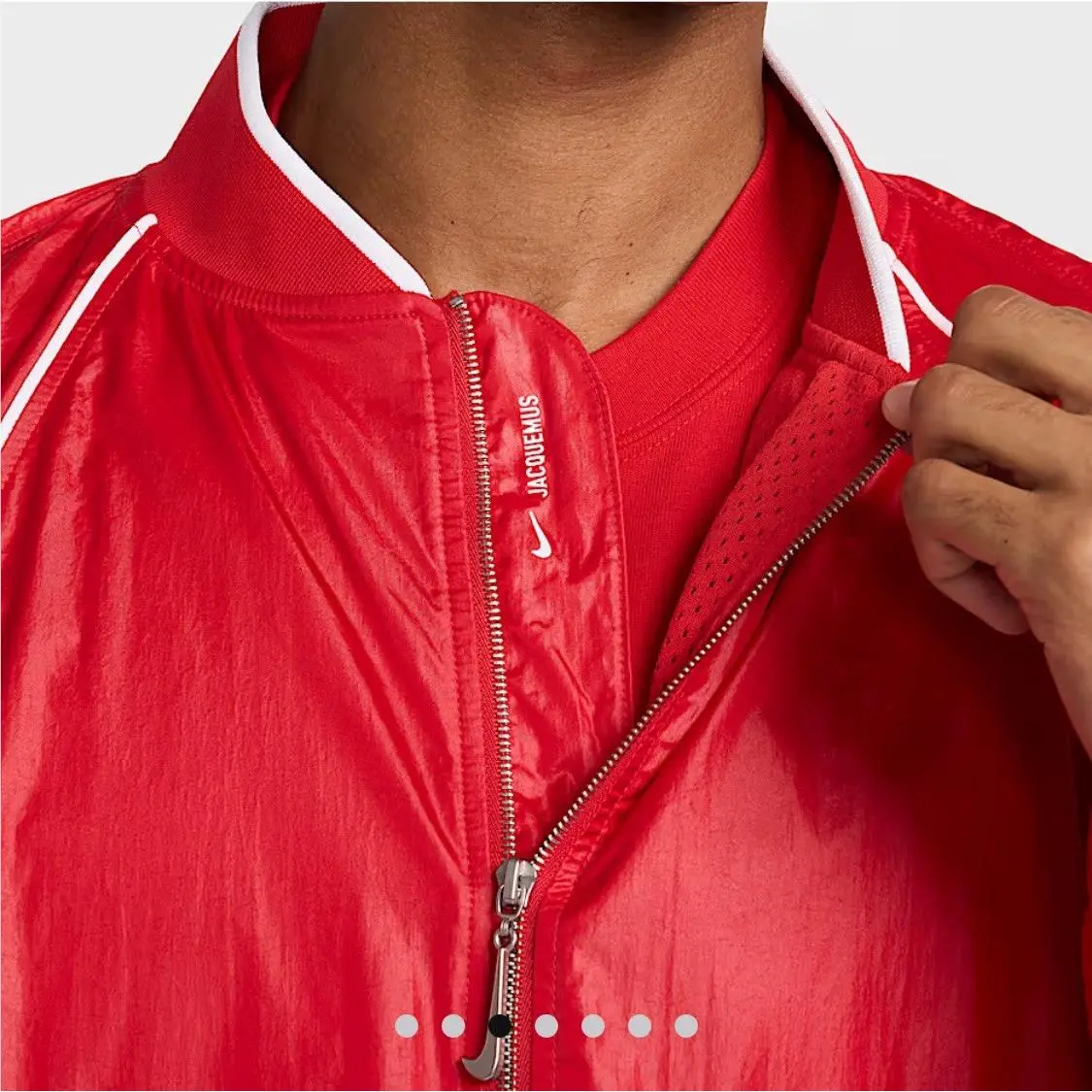 Nike clothing - Nike x Jacquemus Track Jacket - FV5697642 FV5697-642 - Red 10