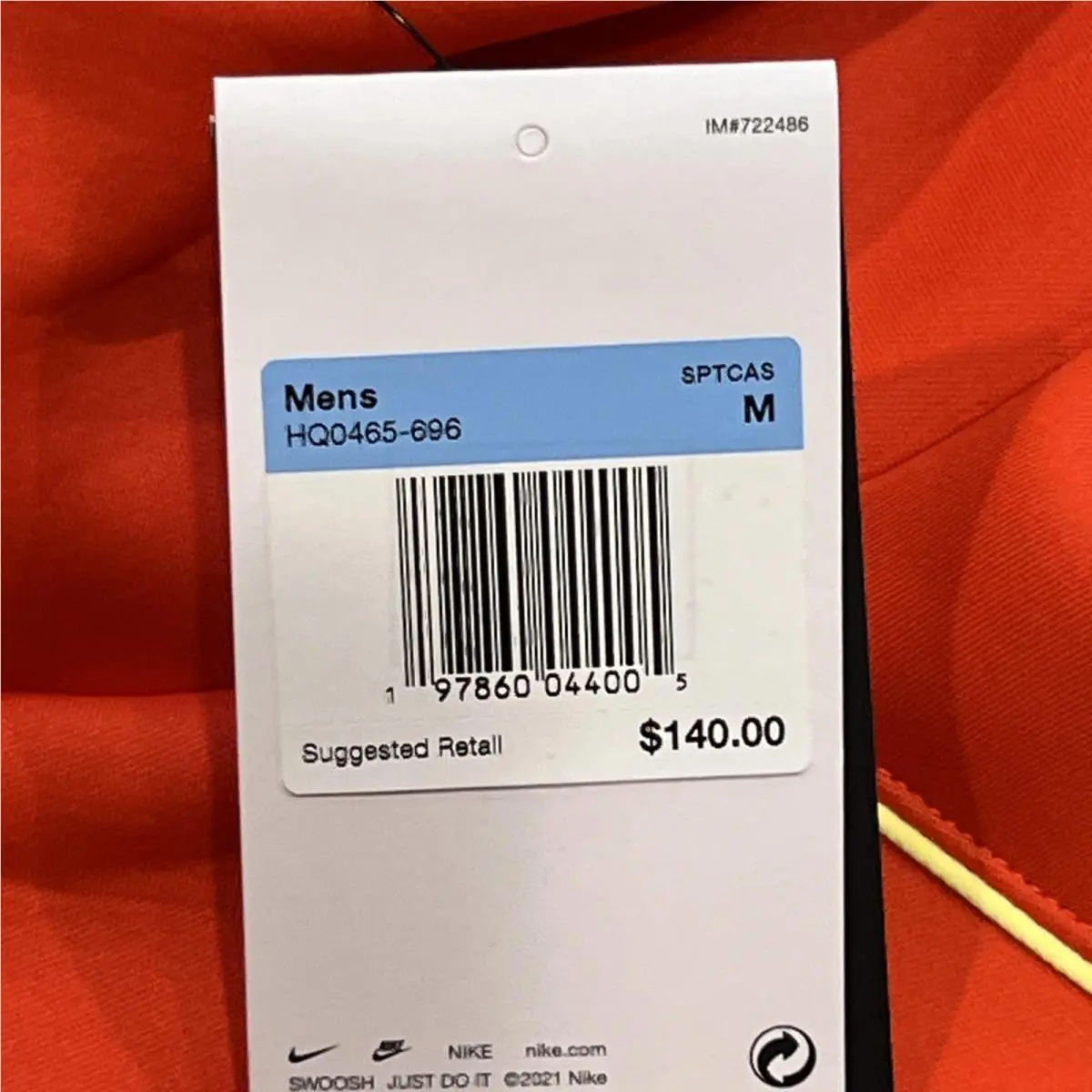 Nike clothing - HQ0465696 - HQ0465696 - Orange 0