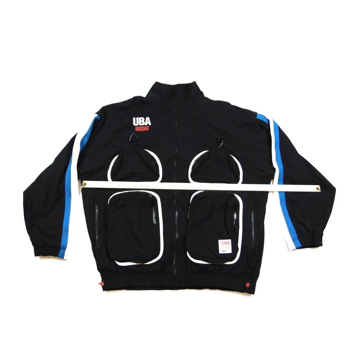 Nike clothing - Nike X Undercover Track Jacket - CW8009 010 - Black & White & Varsity Red (UPC: 194498431078) 0