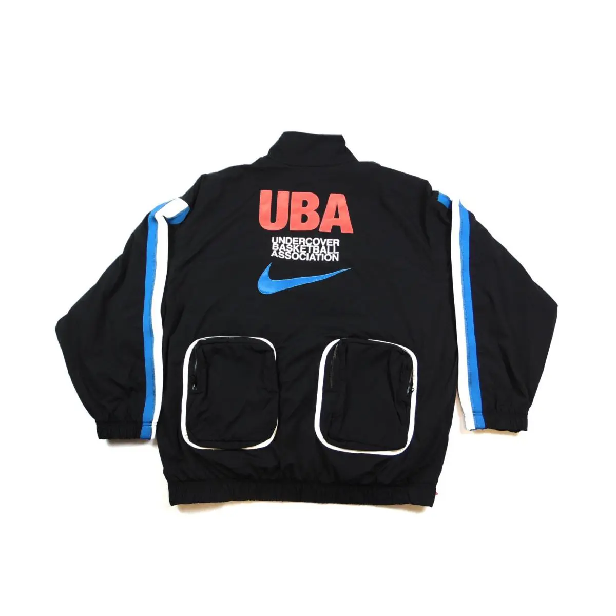 Nike clothing - Nike X Undercover Track Jacket - CW8009 010 - Black & White & Varsity Red (UPC: 194498431078) 2
