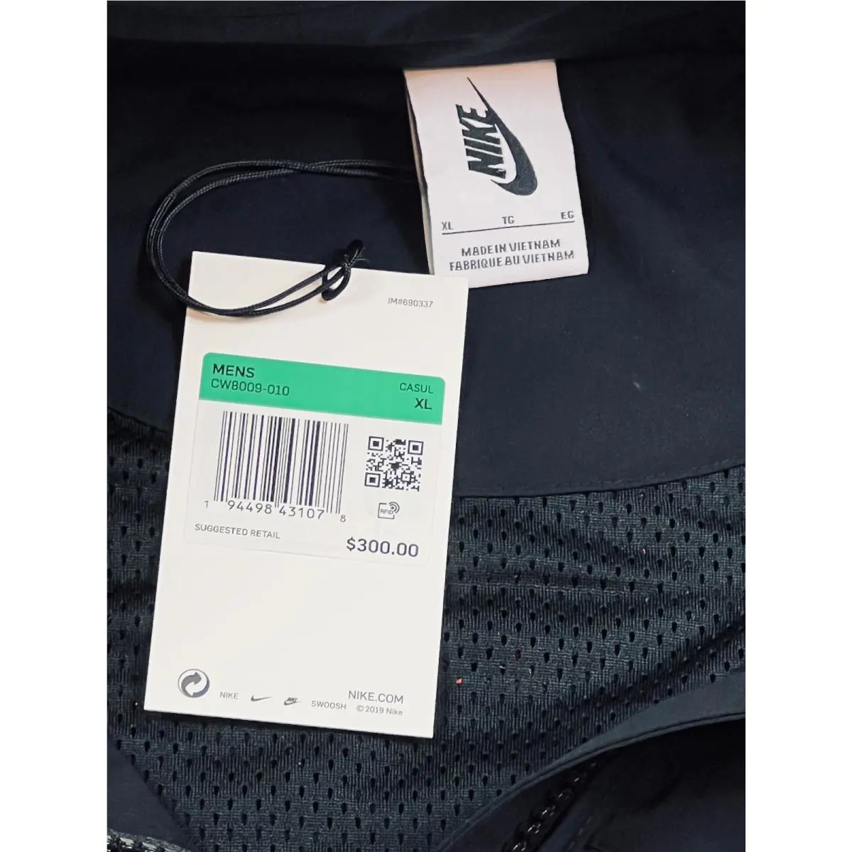 Nike clothing - Nike X Undercover Track Jacket - CW8009 010 - Black & White & Varsity Red (UPC: 194498431078) 5