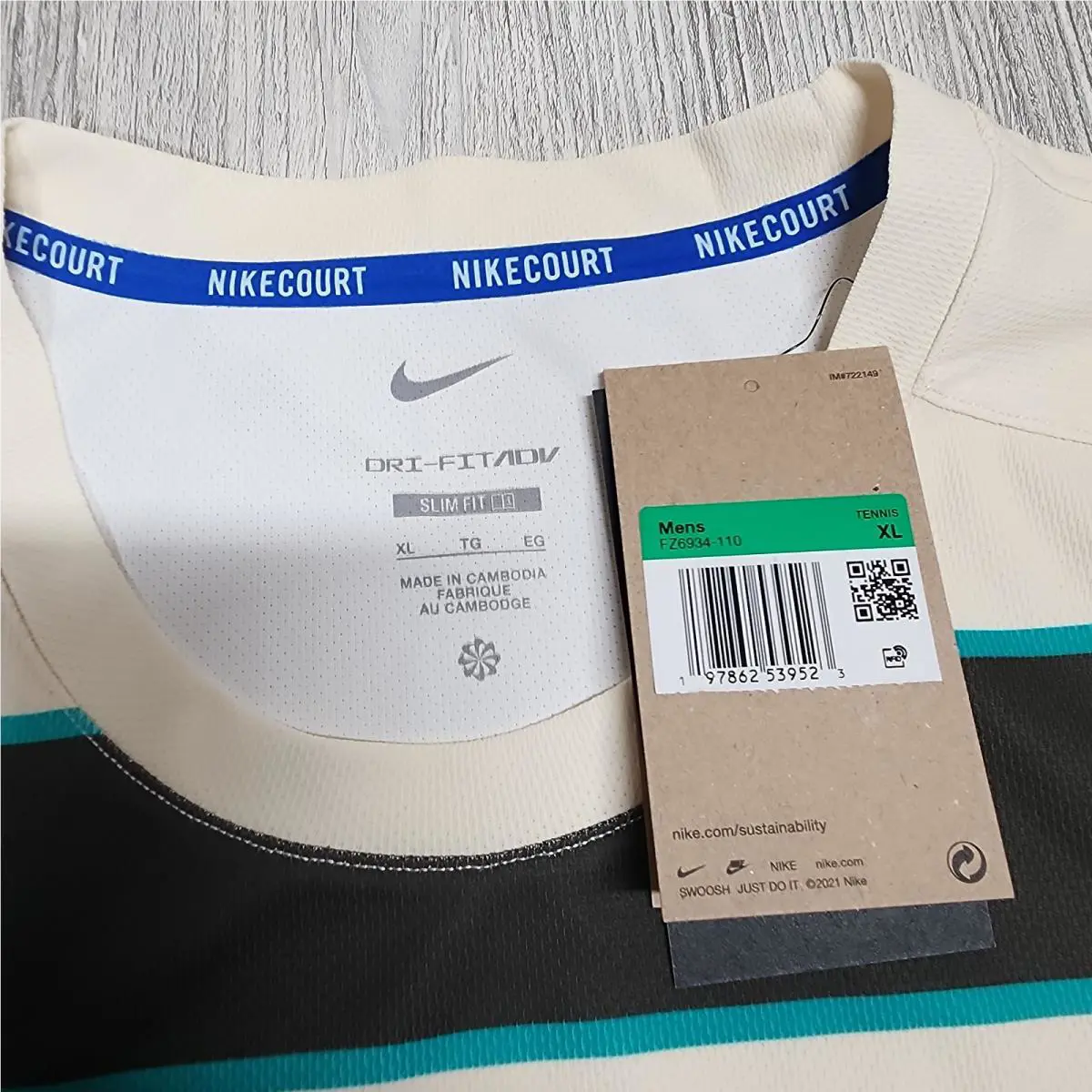 Nike clothing - Nike Carlos Alcaraz 2025 - Carlos Alcaraz - FZ6934-110 FZ6934110 - Ivory 1