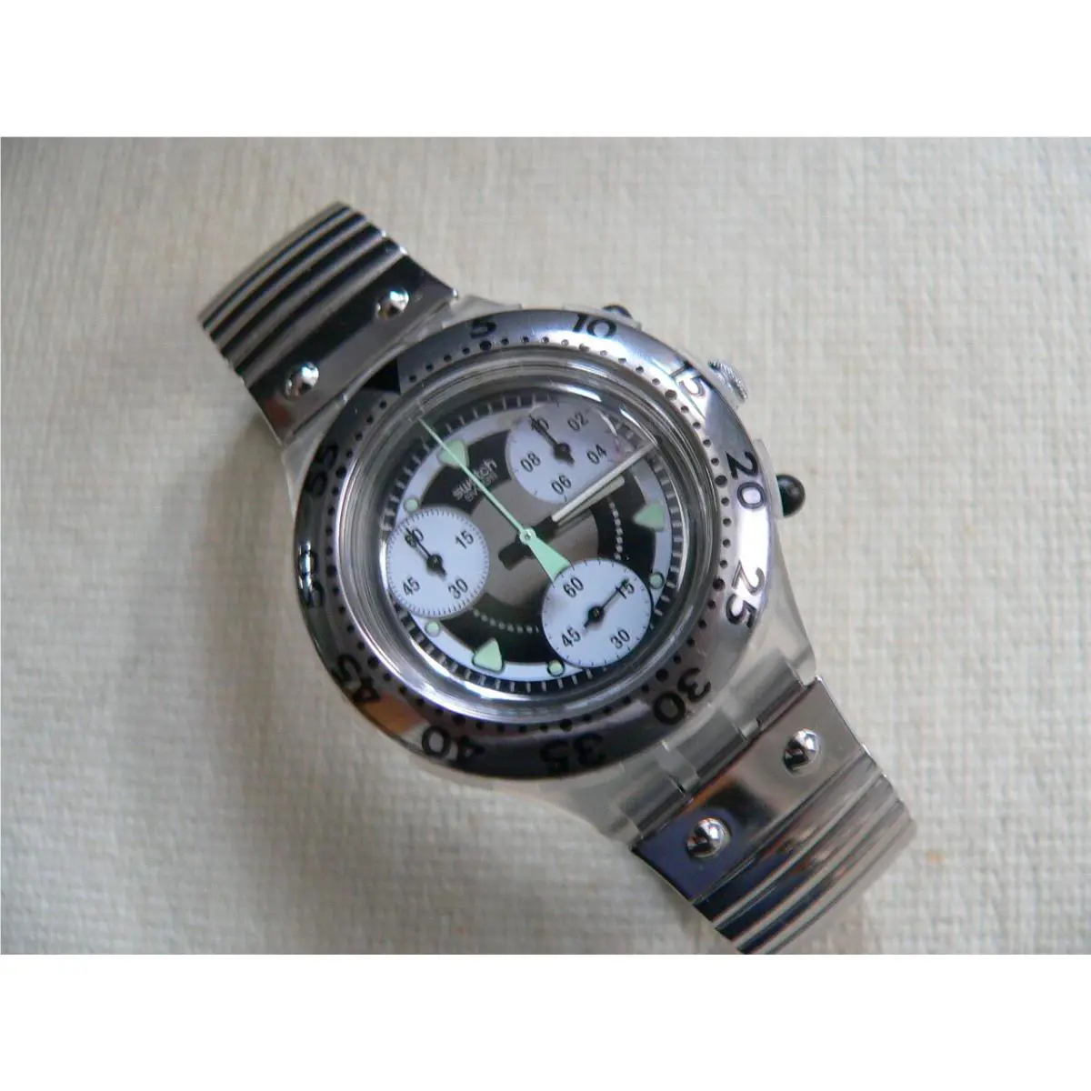 1996 Swatch Watch Mini Aquachrono Space Trip SEK107
